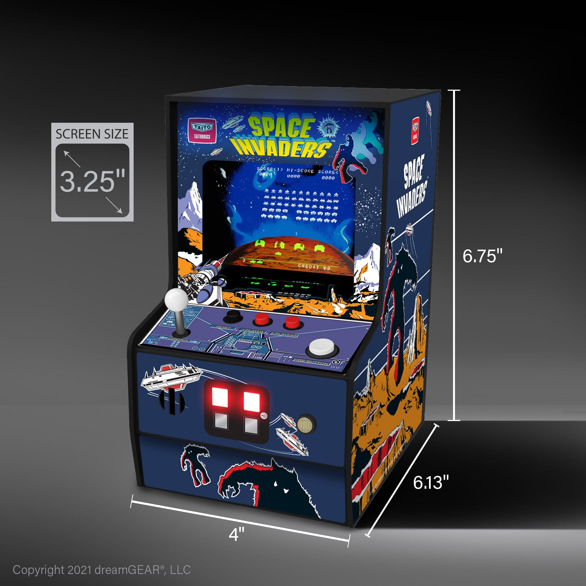 My Arcade Space Invaders Micro Player 3279 Handheld Games
