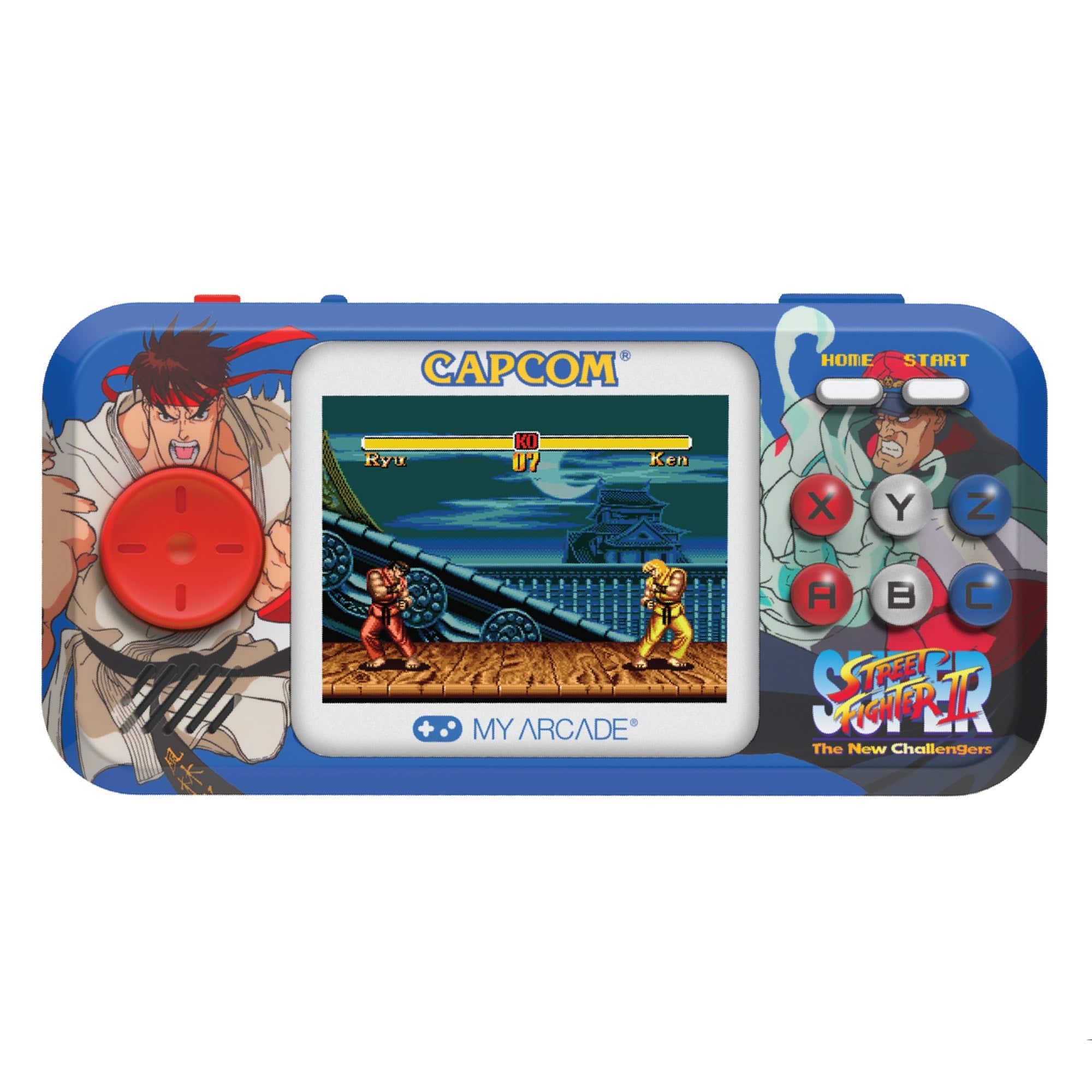 My Arcade Super Street Fighter II P Pocket Player Pro 4187 Handheld Games