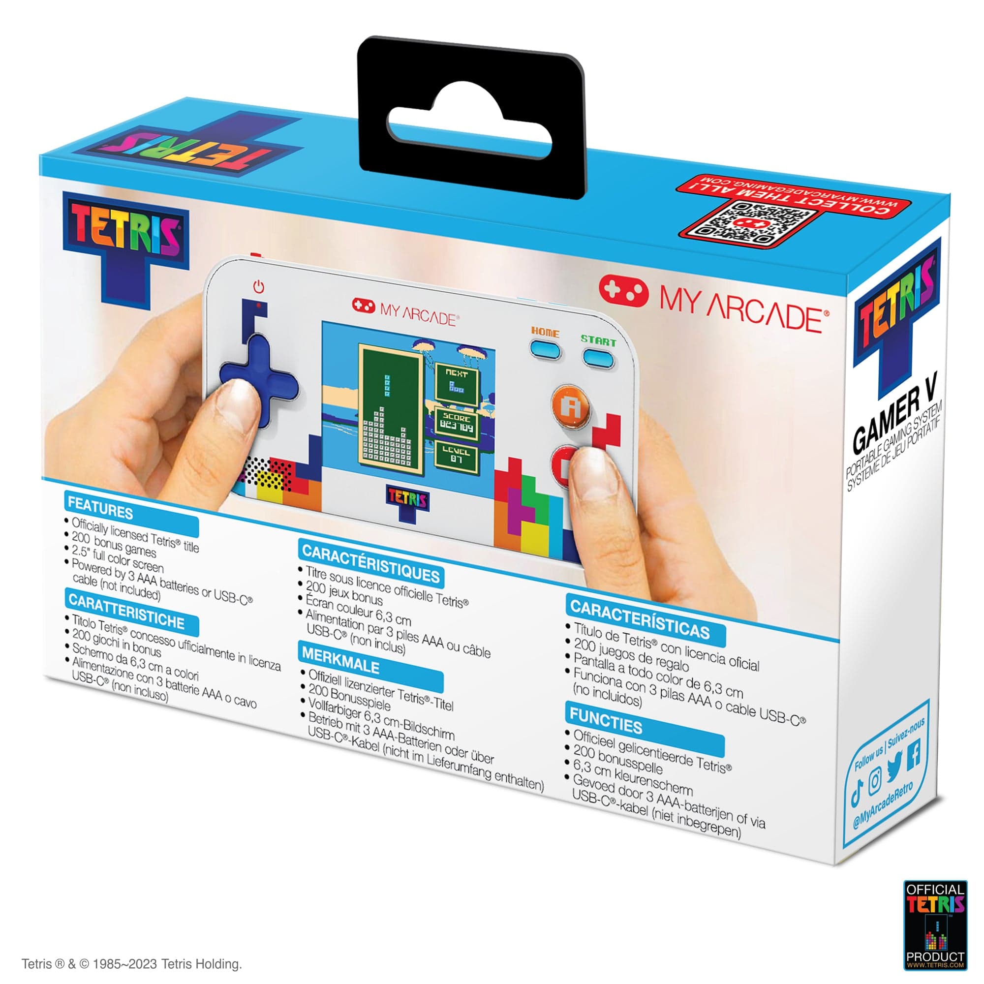 My Arcade Tetris Gamer V 7030 Handheld Games