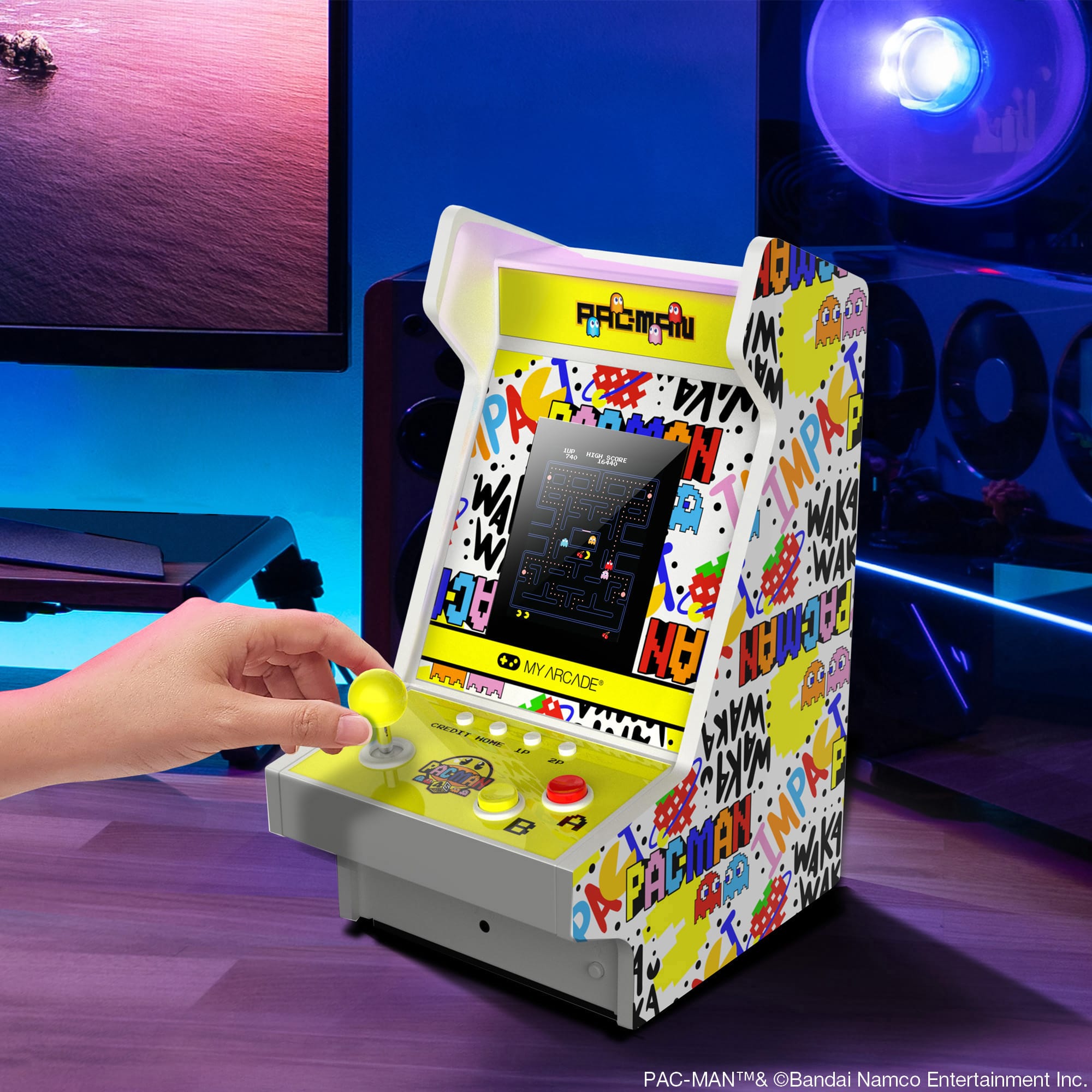 My Arcade Pac-Man 45th Anniversary Mighty Player 7196 Handheld Games
