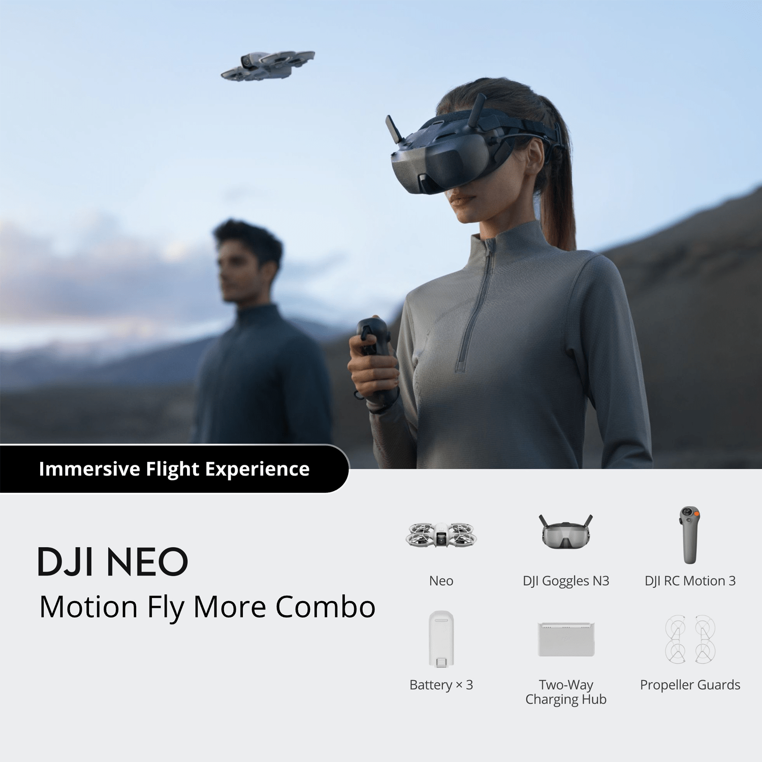 DJI NEO Palm-Sized FPV Drone for Vlogs