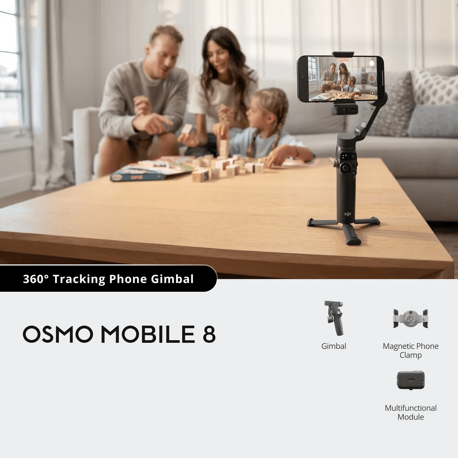 DJI Osmo Mobile 8 Flagship Intelligent Tracking Phone Gimbal