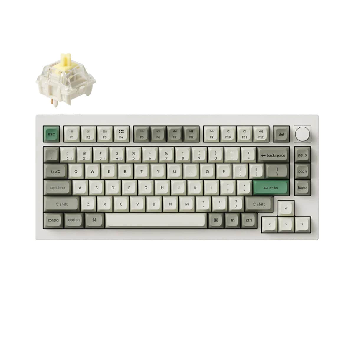 Keychron Q1 Max QMK/VIA　M-M4-JIS Keychron Q1 Max QMK/VIA Wireless Custom Mechanical Keyboard