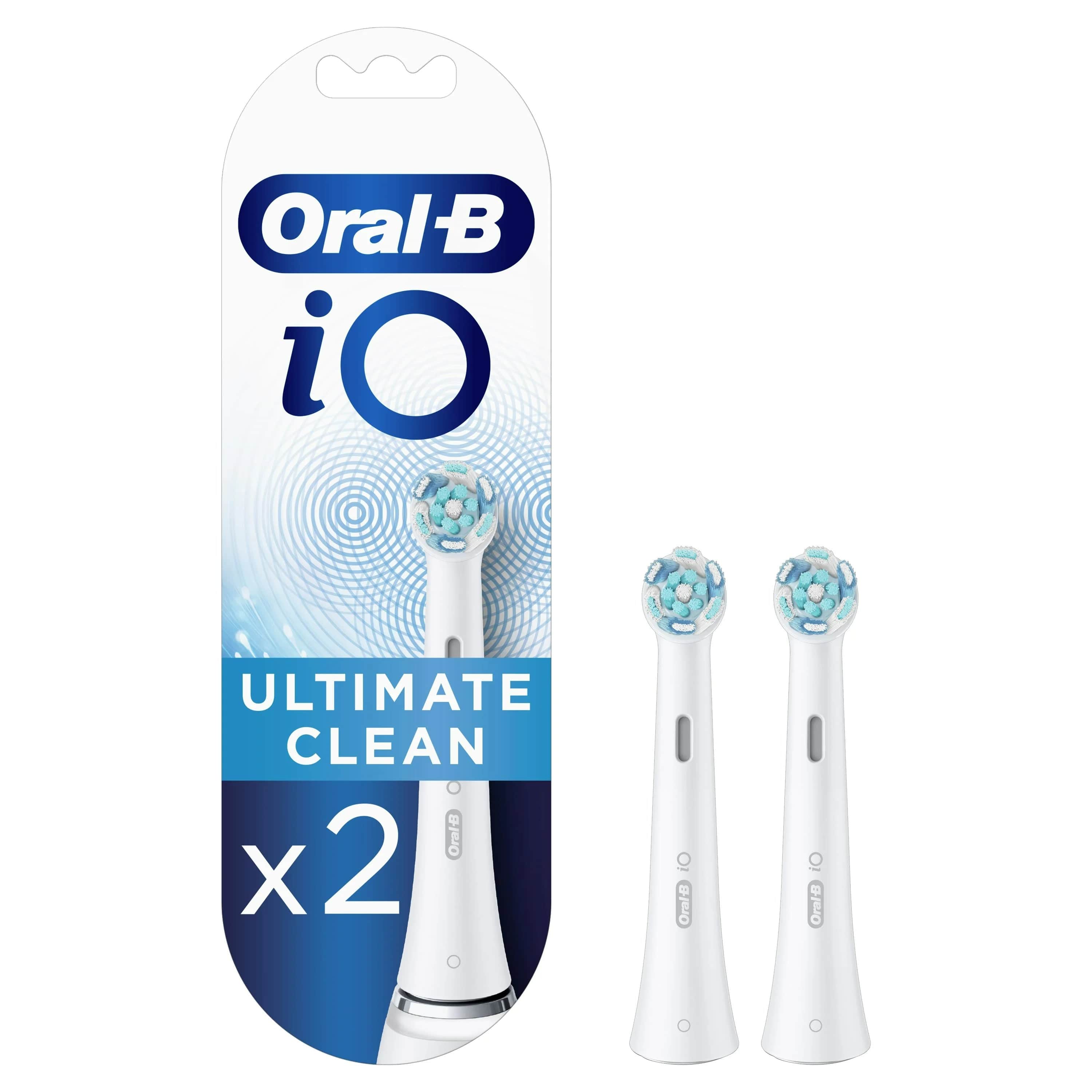 Braun Oral-B Io Ultimate Clean Toothbrush Heads, Pack Of 2 Counts