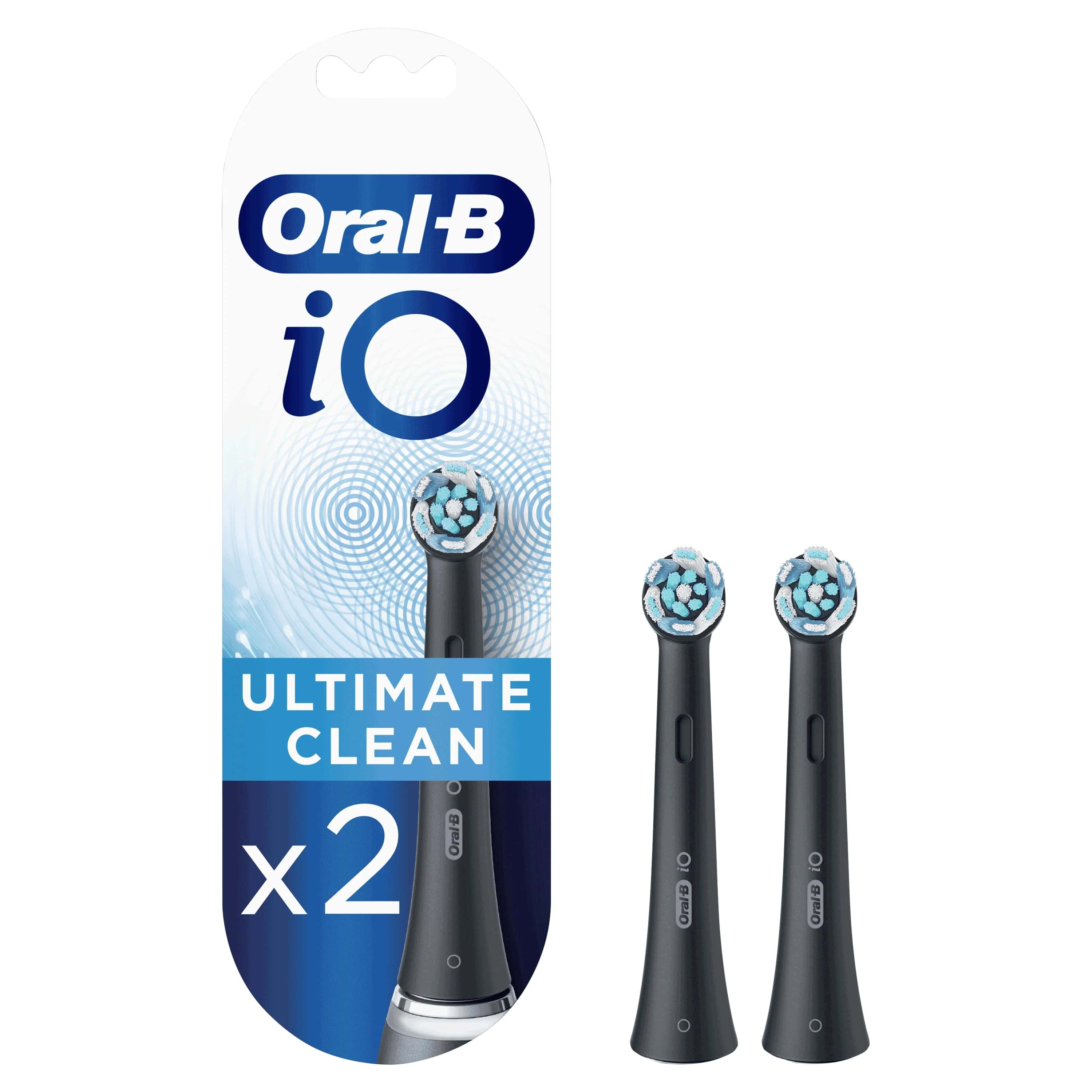 Braun Oral-B Io Ultimate Clean Toothbrush Heads, Pack Of 2 Counts