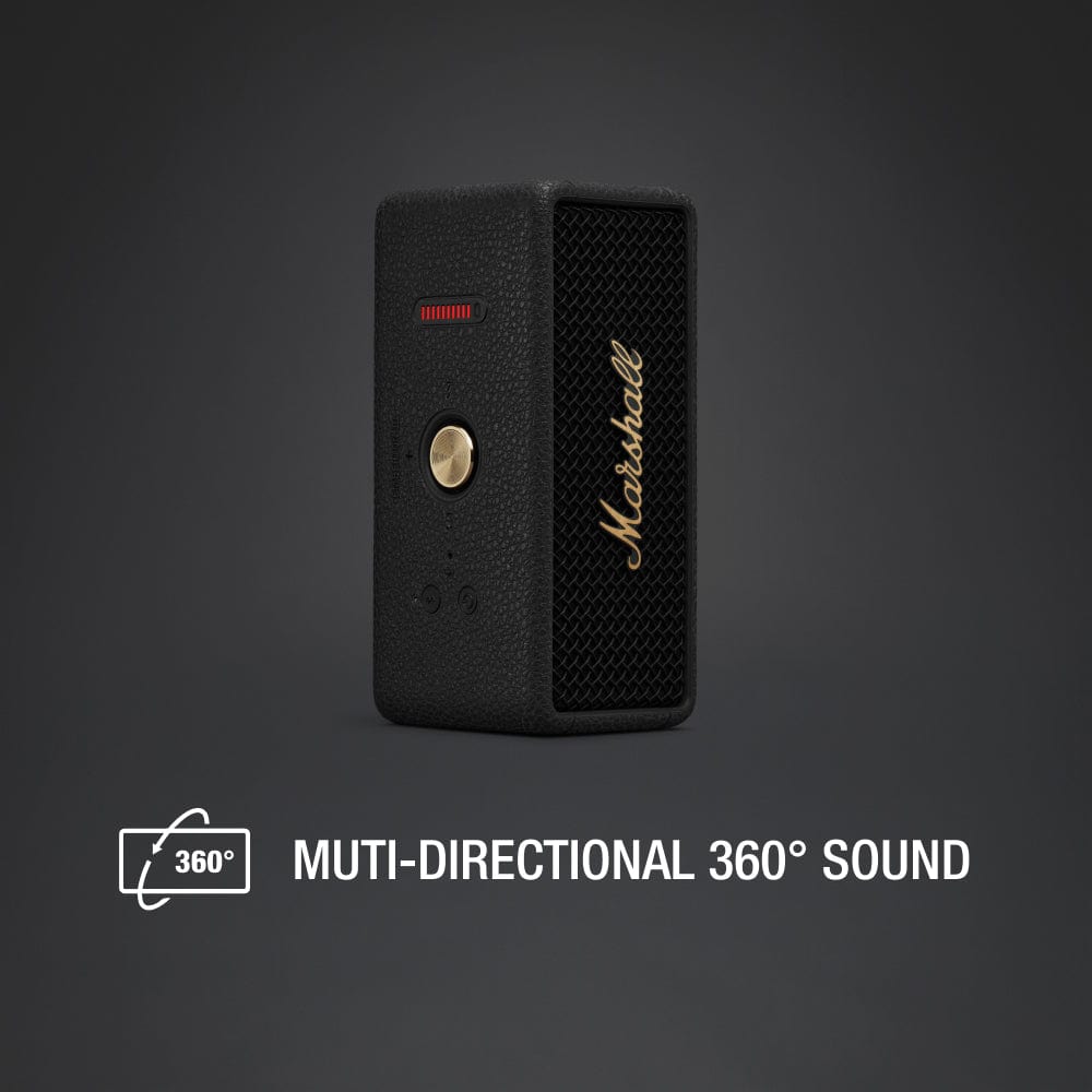 Marshall Emberton III ブラック＆ブラス 試聴15分 Marshall（アンプ） Marshall マーシャル ワイヤレススピーカー