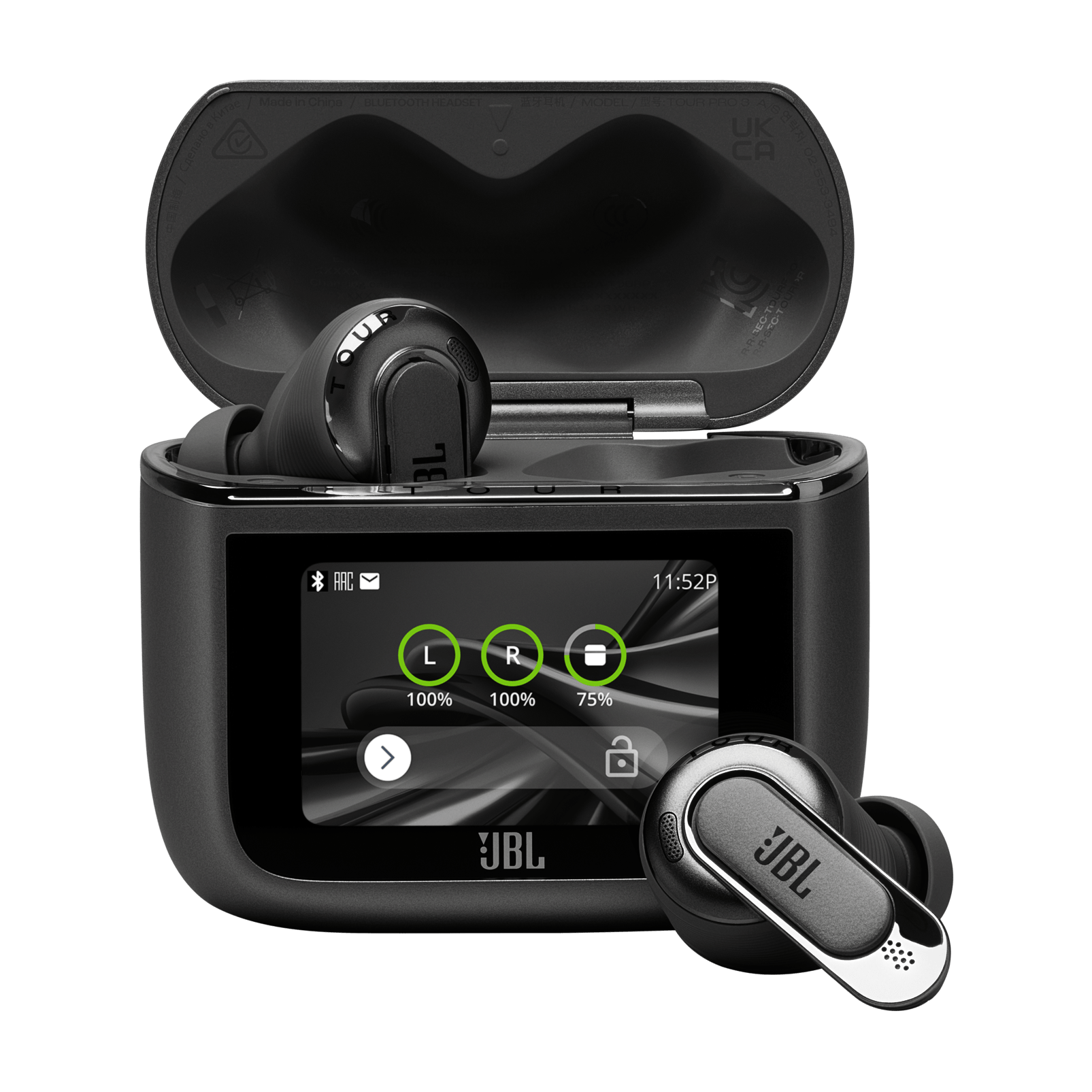 JBL Tour Pro 3 True Wireless Noise-Cancelling Smart Case