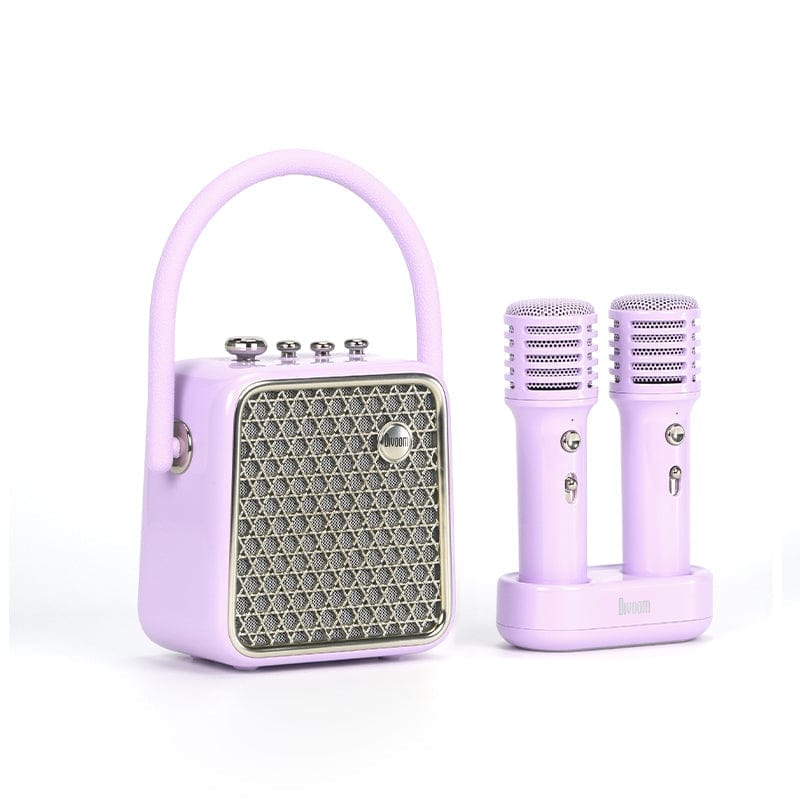 Divoom SongBird-SE Portable Karaoke Bluetooth Speaker with Dual Wireless Microphone