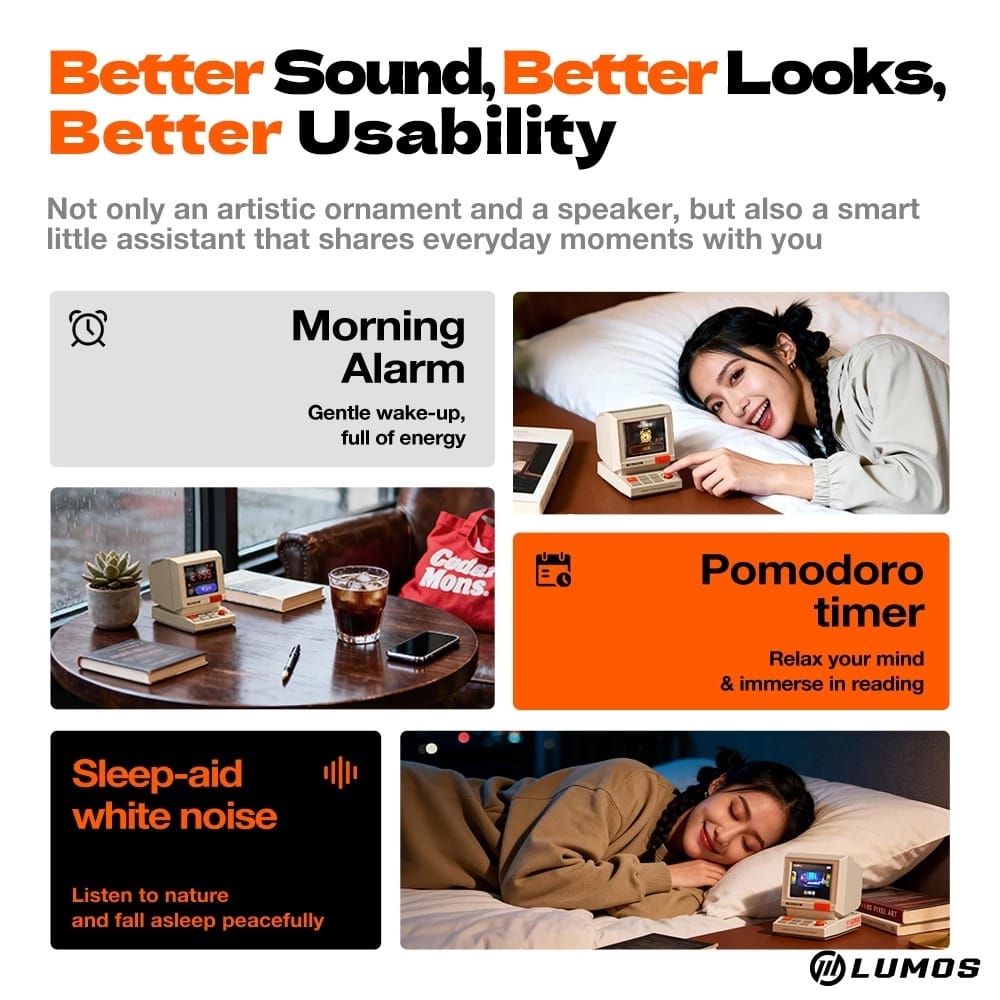 Divoom MiniToo Pixel Bluetooth Speaker