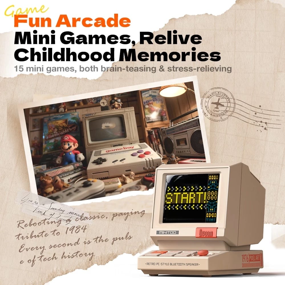 Divoom MiniToo Pixel Bluetooth Speaker