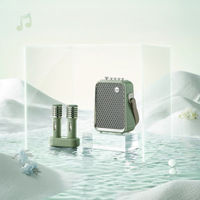 Divoom Songbird Portable Karaoke Speaker with Dual Wireless Microphones