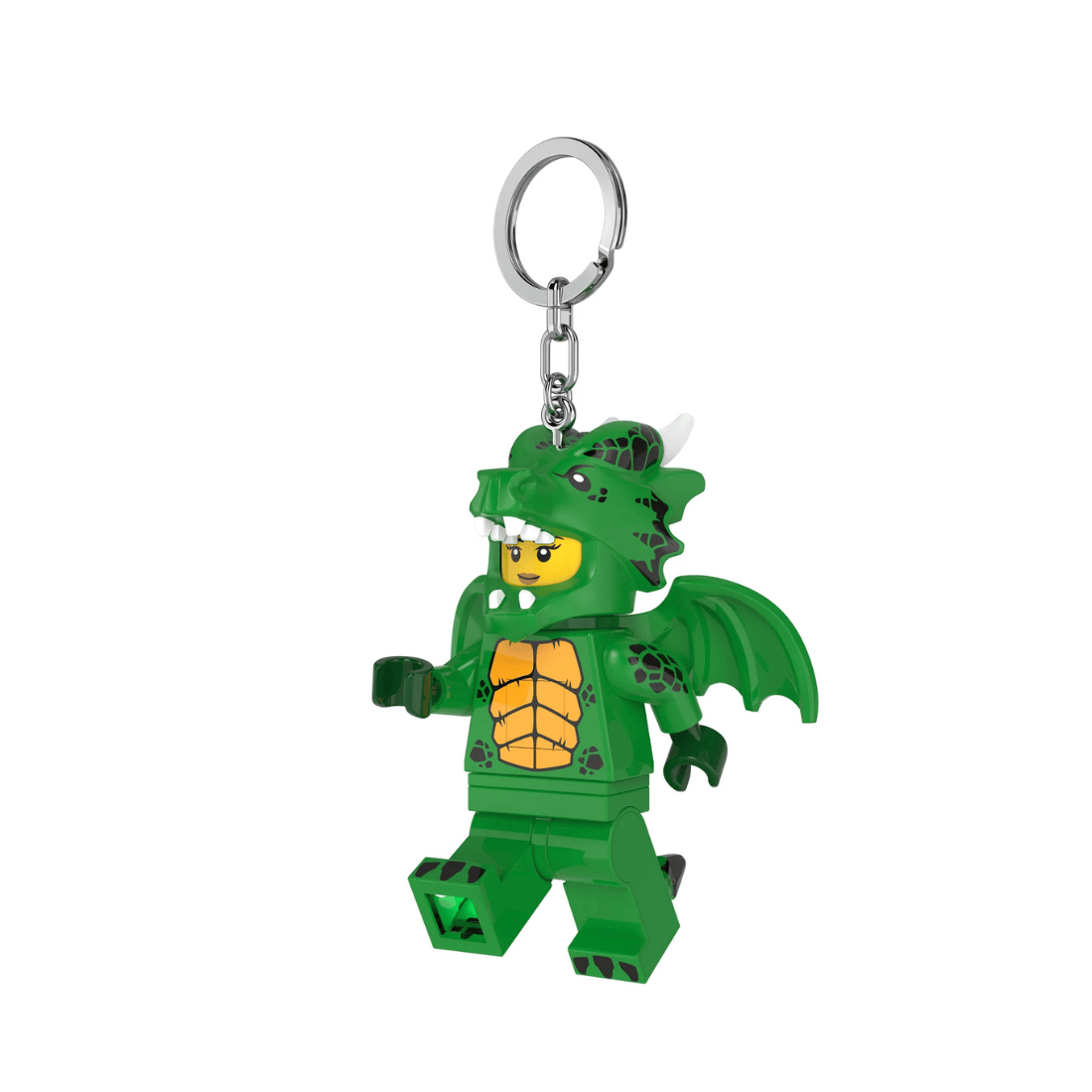 LEGO MINIFIGURES Green Dragon Girl Keychain Light