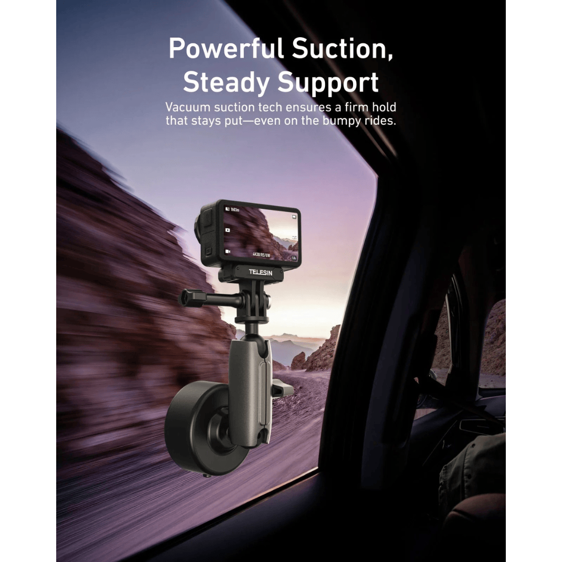Telesin Electric Suction Cup Mount