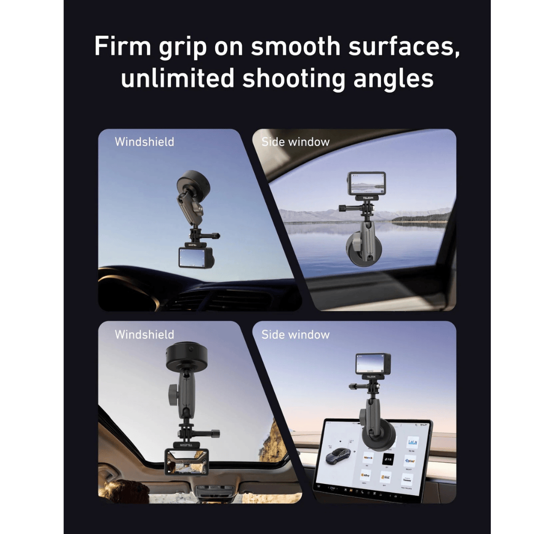 Telesin Electric Suction Cup Mount