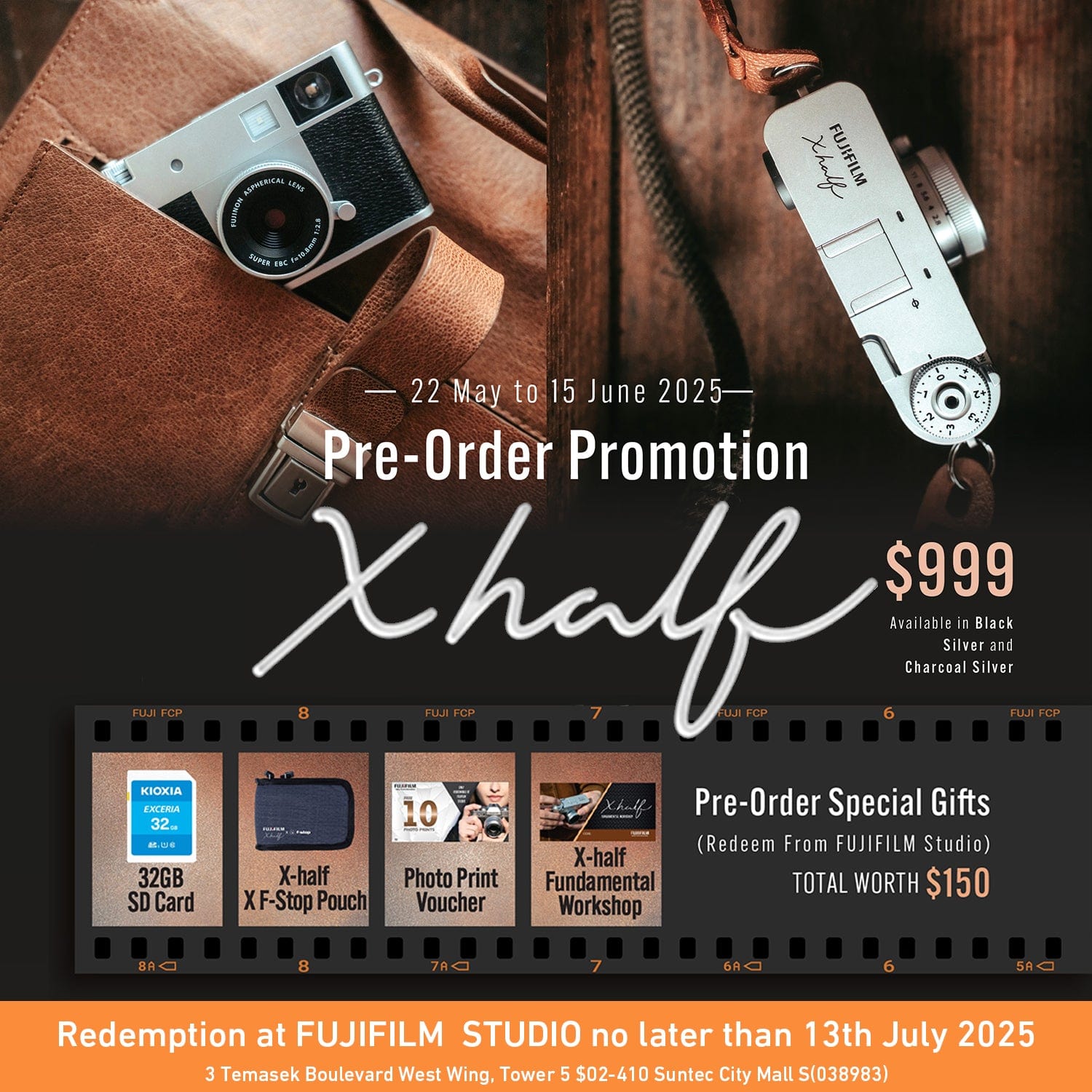 [PRE-ORDER] FUJIFILM X-HF1 X-Half Premium Compact Digital Camera (Ships from 16th June)