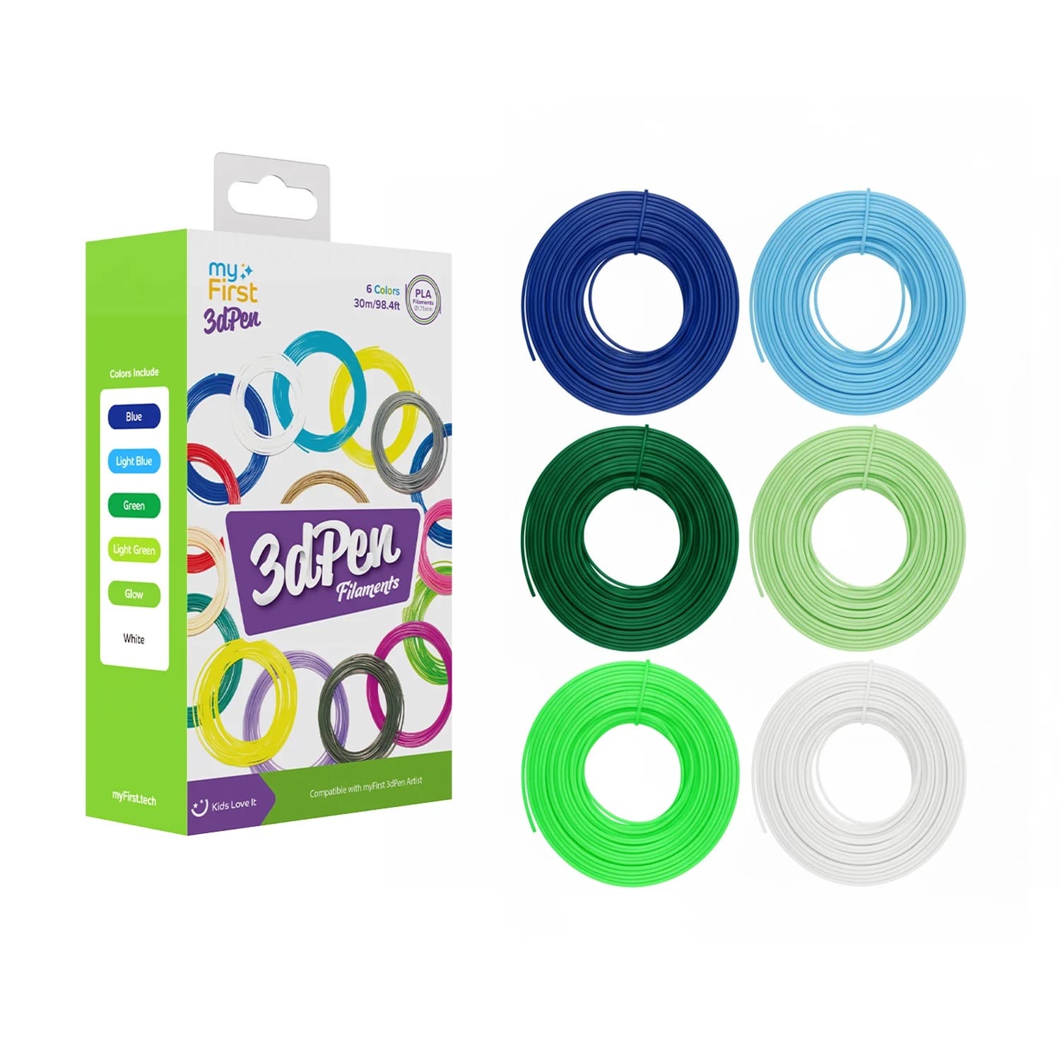myFirst Filament Refill For myFirst 3dPen Artist | PLA Filament 6 Colors
