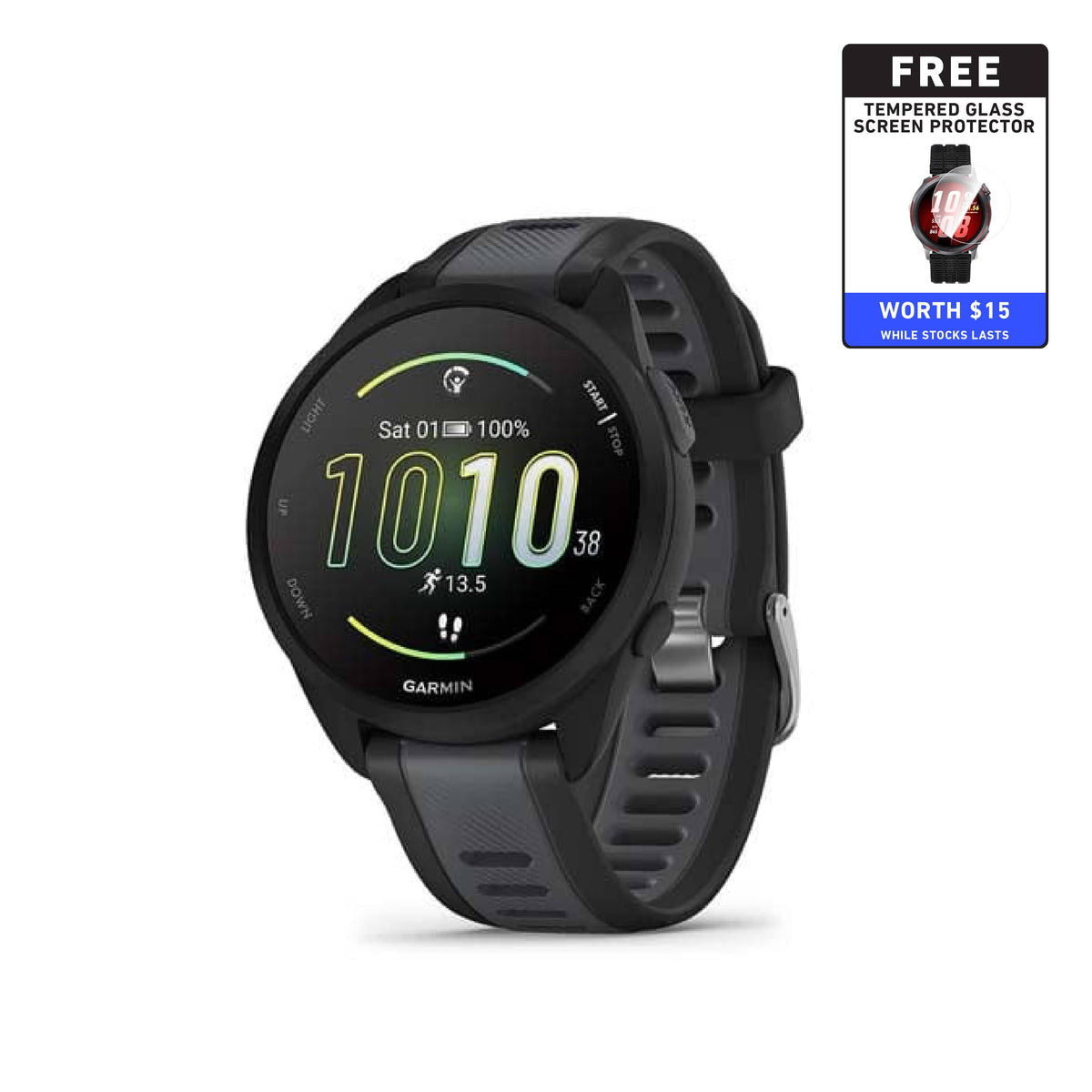 Garmin Forerunner 165, Easy to Use Lightweight GPS Running Smartwatch