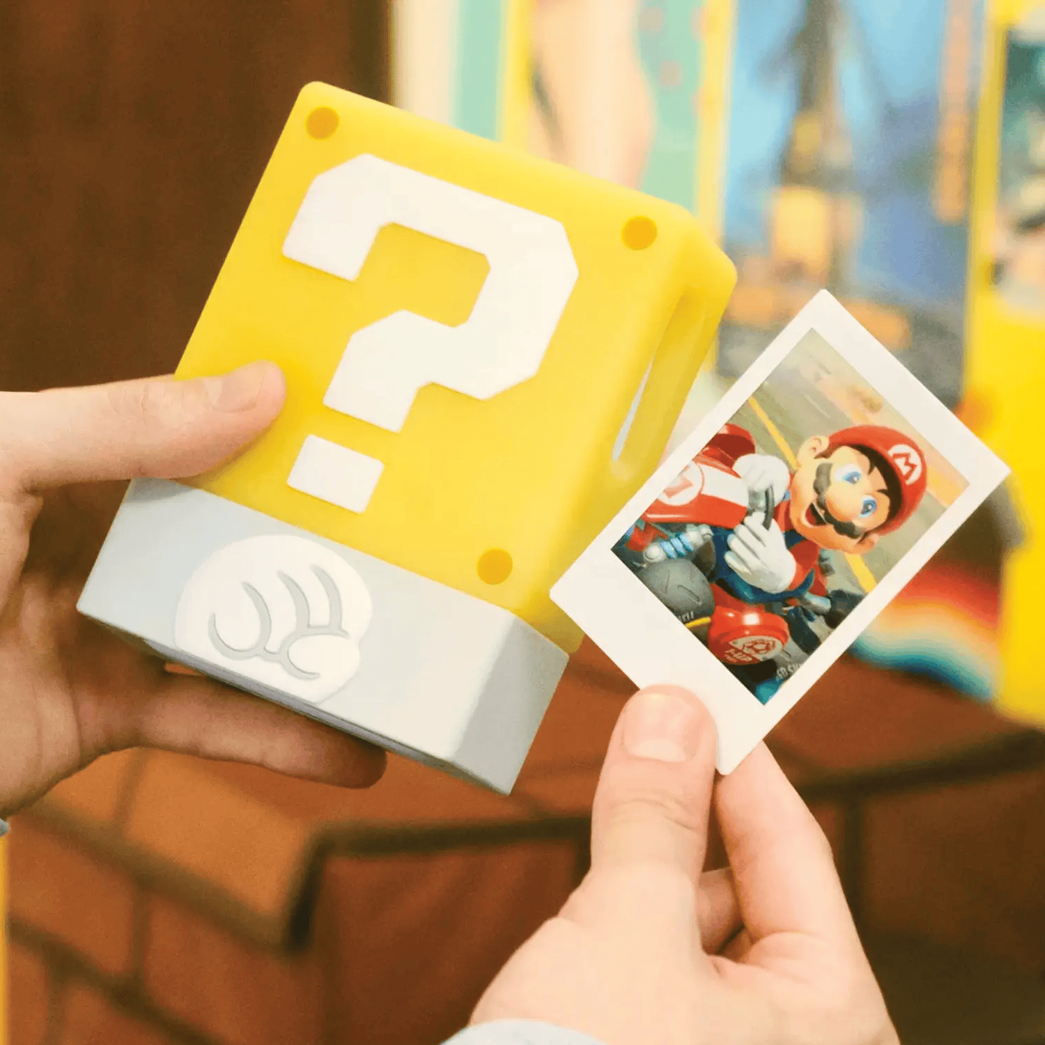 Fujifilm Instax Mini Link 3 Limited Edition with "? Block" Design Silicone Case