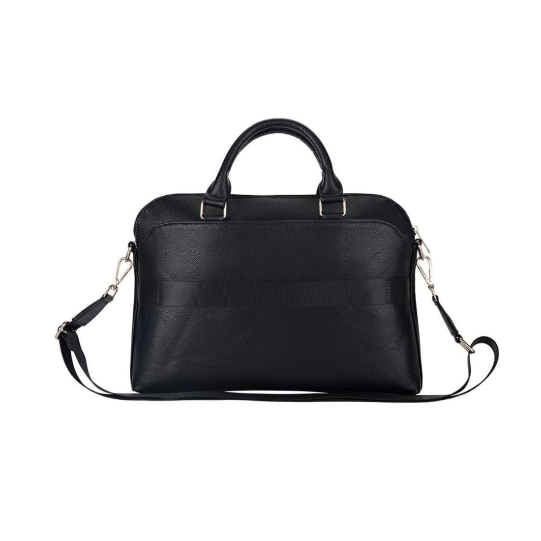 Guess 15" Computer Bag Grained PU Zipper Pocket & Triangle Logo