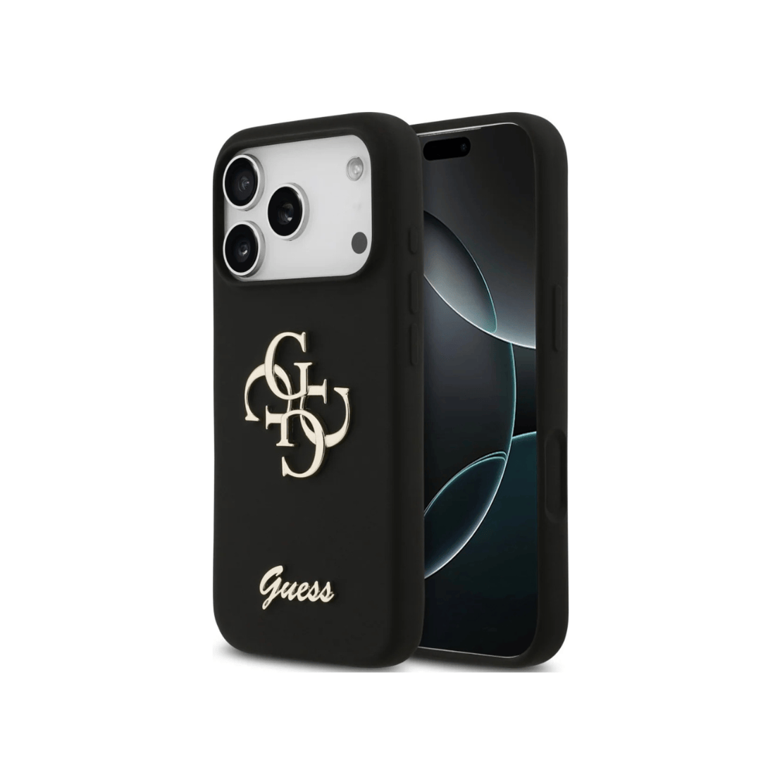 Guess Silicone Big 4G Script Case For iPhone 17 Series