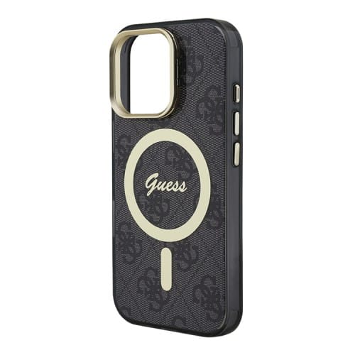 Guess IML Stand Camera 4G MagSafe Case For iPhone 16 Pro