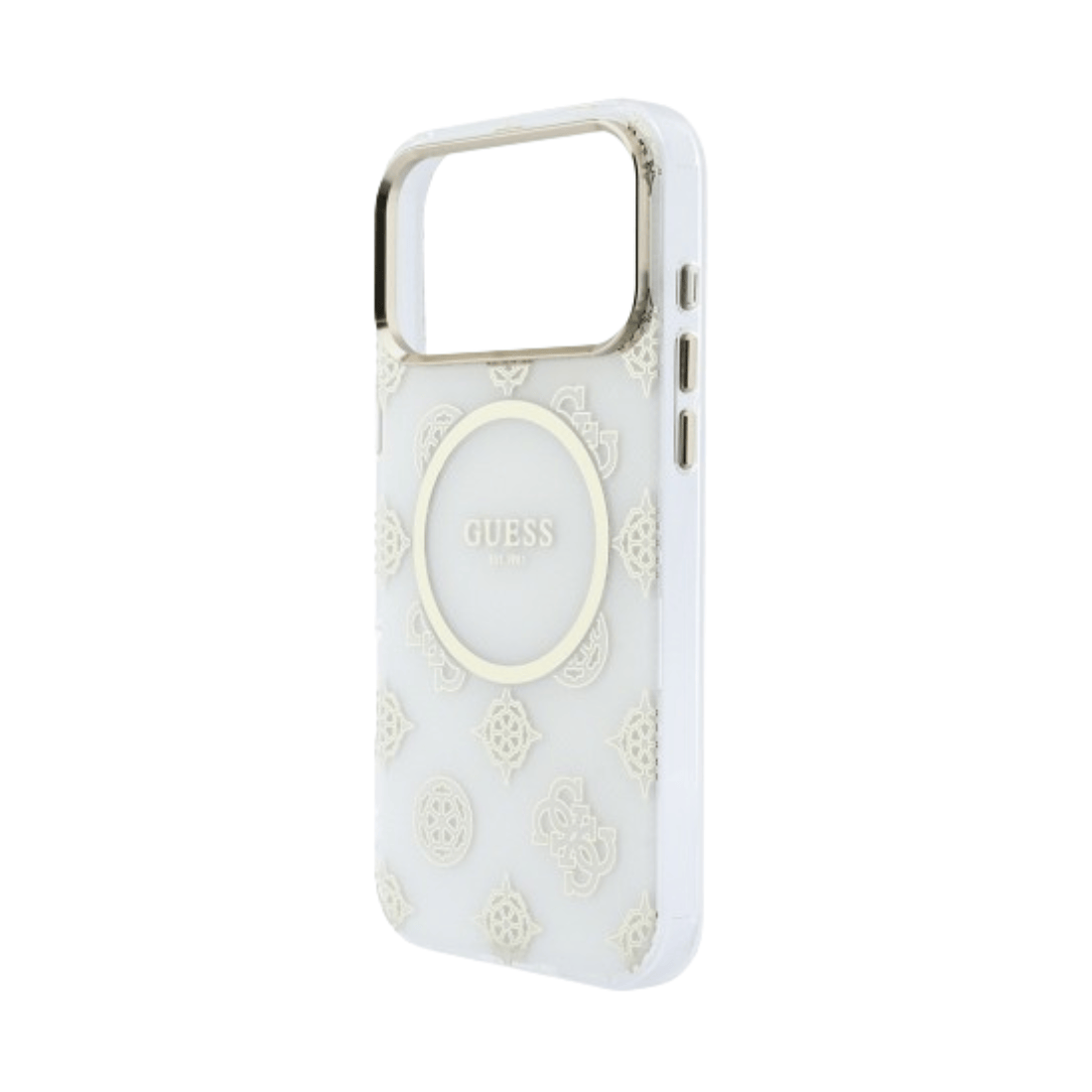 Guess IML Peony Dot MagSafe Case For iPhone 17 Pro
