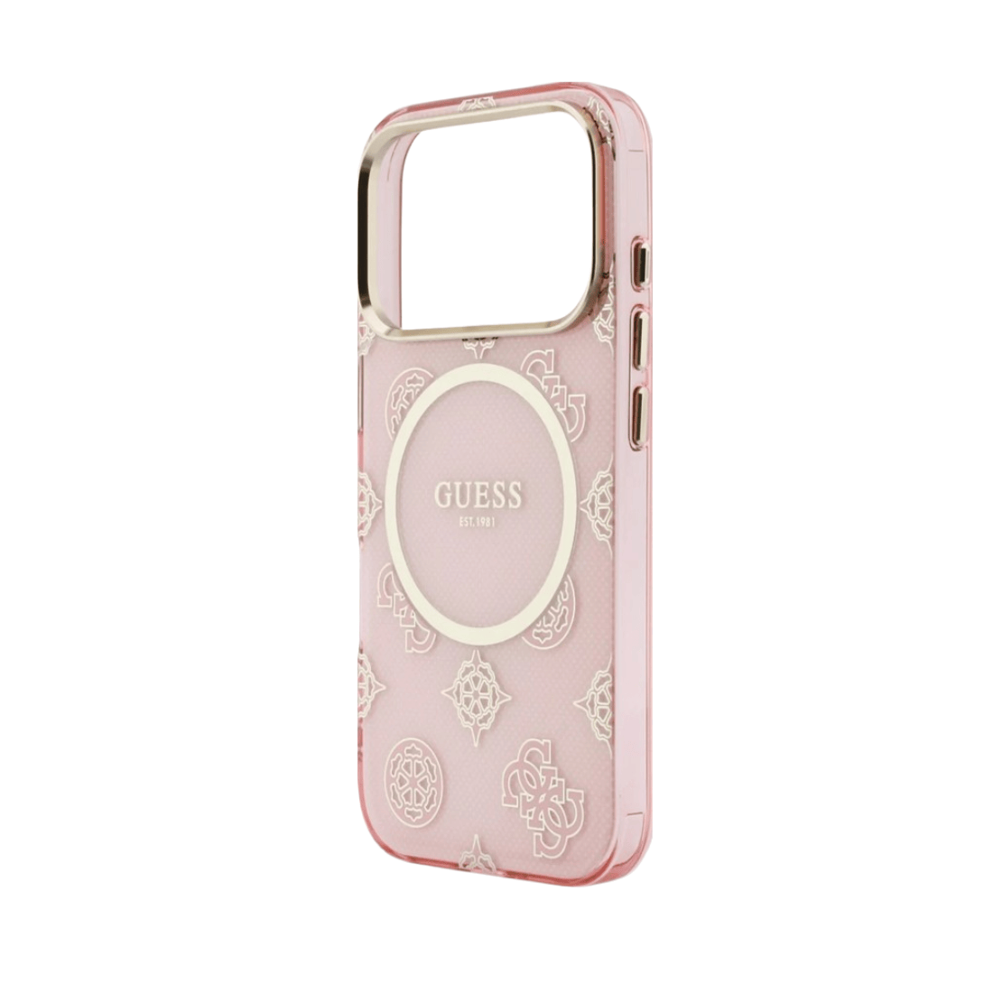 Guess IML Peony Dot MagSafe Case For iPhone 17 Pro