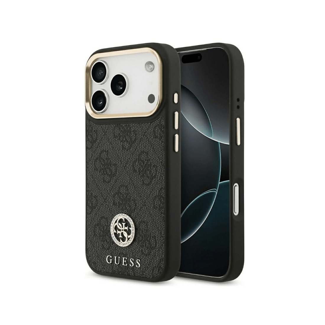 Guess 4G PU Leather Magsafe Case For iPhone 17 Pro