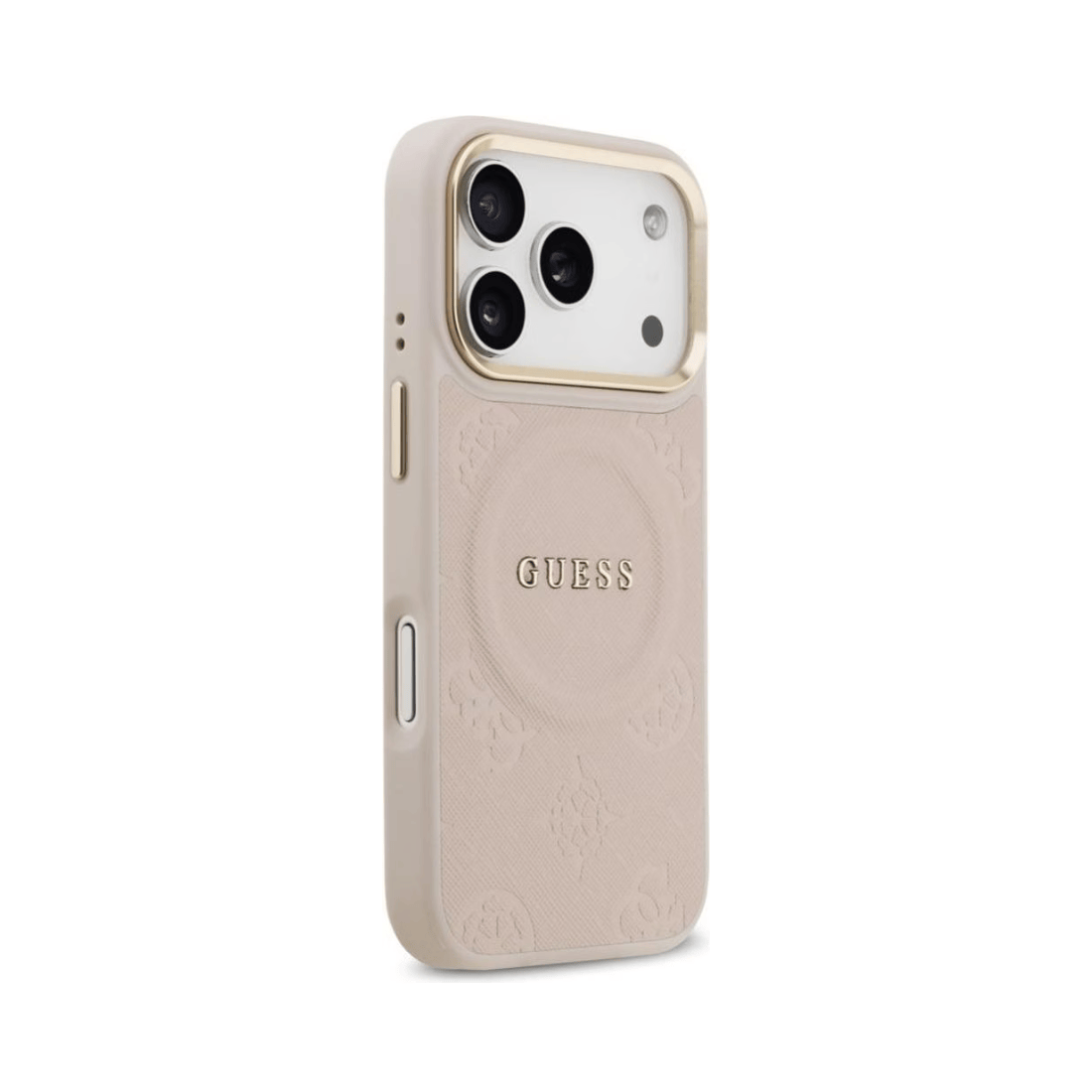 Guess Poeny Hot Stamp MagSafe Case For iPhone17 Pro