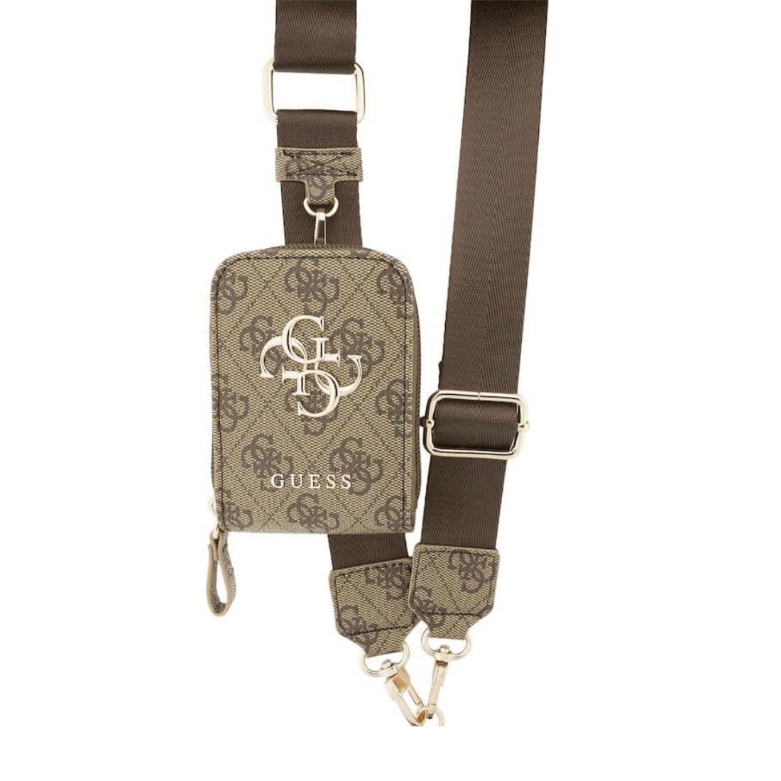 Guess PU 4G Metal Logo Universal Crossbody Strap And Purse