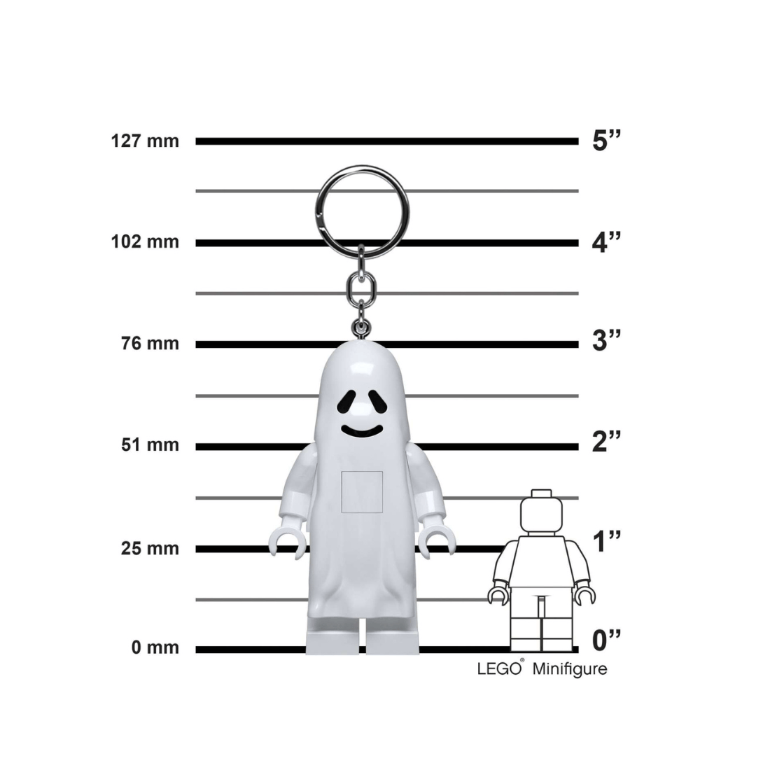 LEGO Iconic Ghost Keychain Light