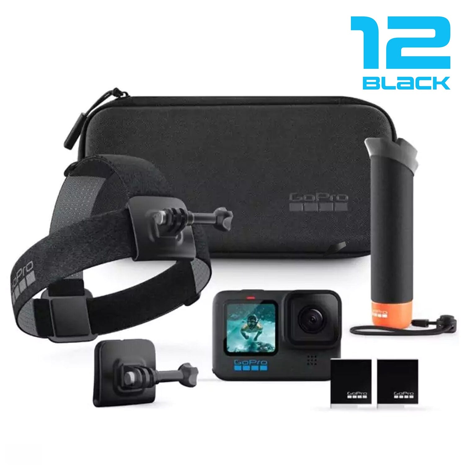 GoPro Hero 12 Black Action Camera + Accessories Bundle