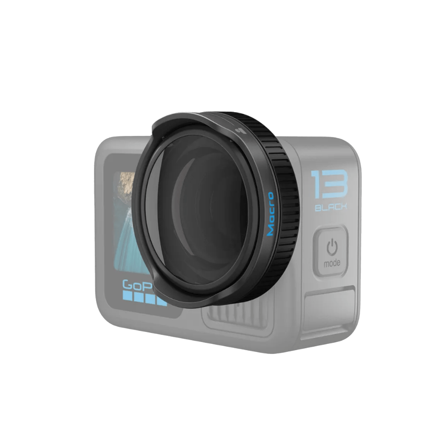 GoPro Macro Lens Mod | HB-Series | Variable Close-Focus Wide Angle Lens for Hero 13 Black