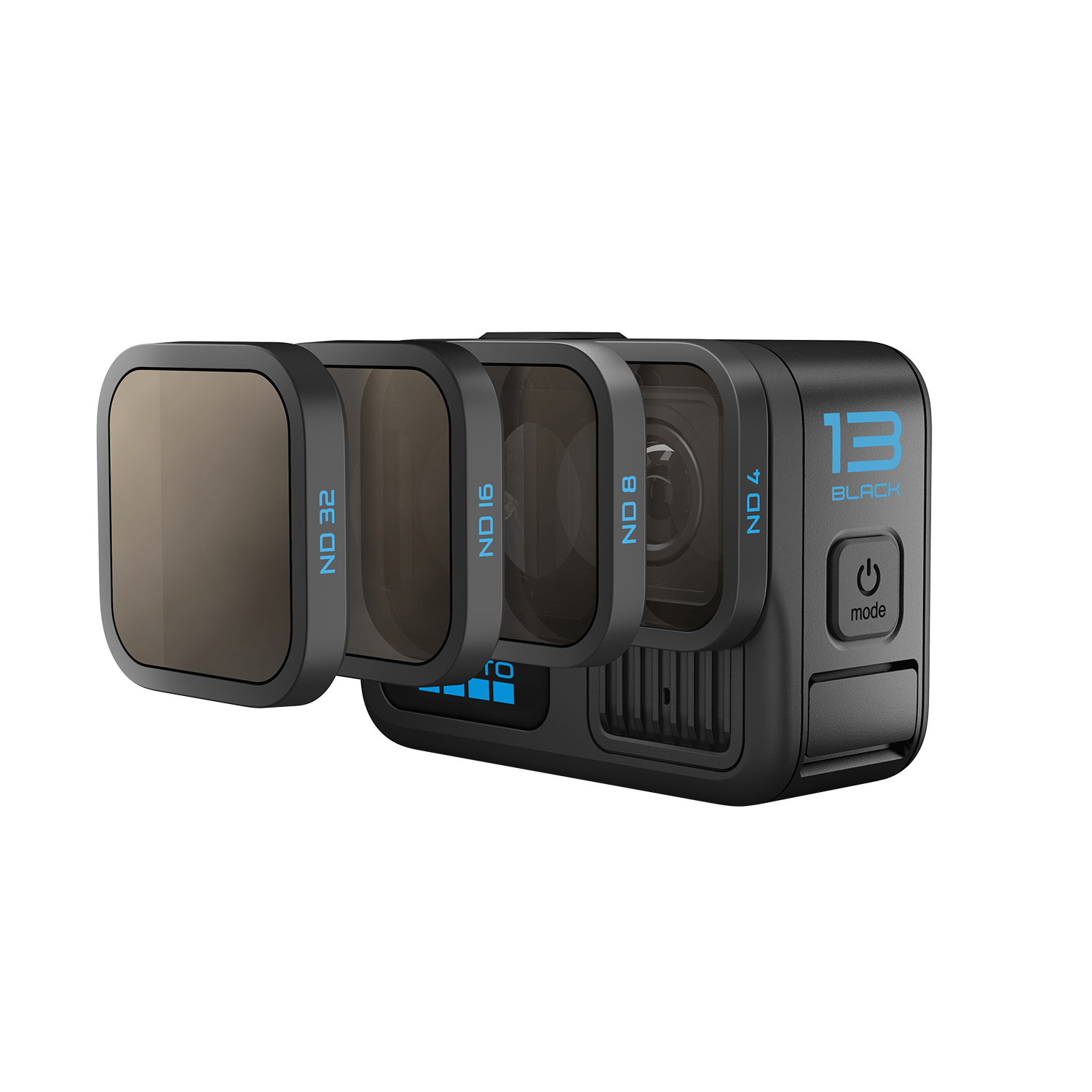 GoPro ND Filter 4-Pack | HB-Series | ND4 / ND8 / ND16 / ND32 for Hero 13 Black