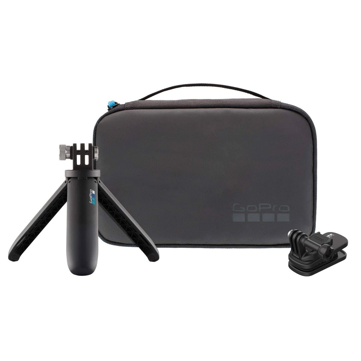 GoPro Travel Kit with Shorty Mini Extension Pole + Tripod, Magnetic Swivel Clip & Compact Case