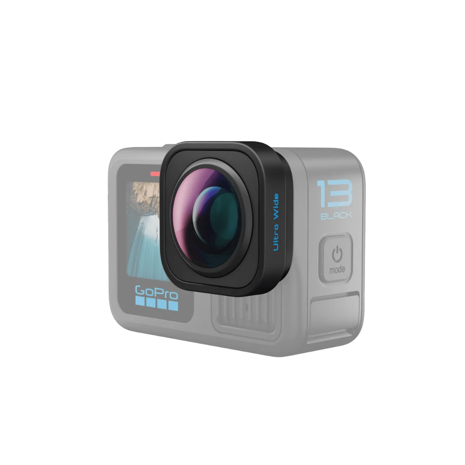 GoPro Ultra Wide Lens Mod | HB-Series | 177° Ultra Stabilized POV Lens for Hero 13 Black