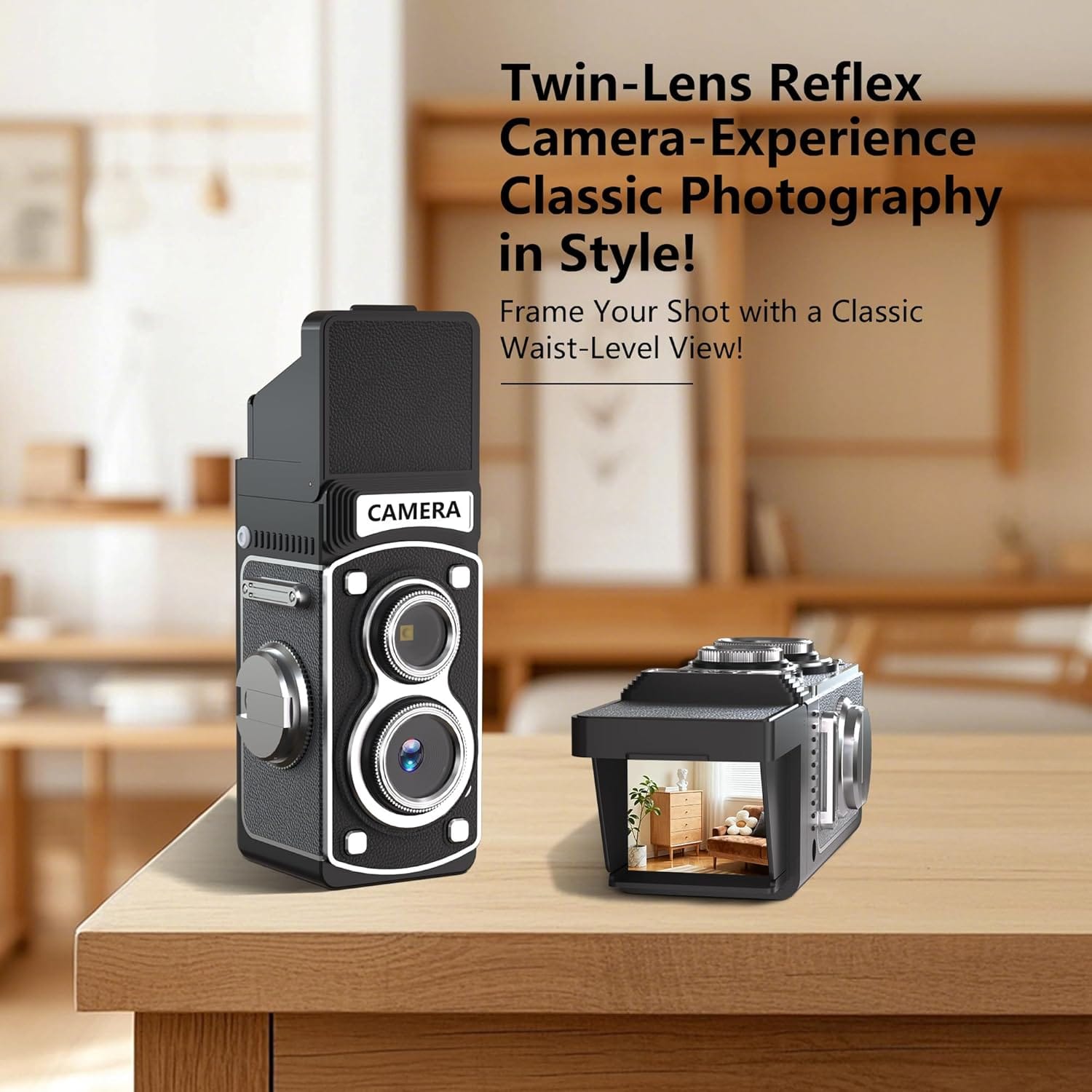 Retro Camera With 8GB MicroSD Card