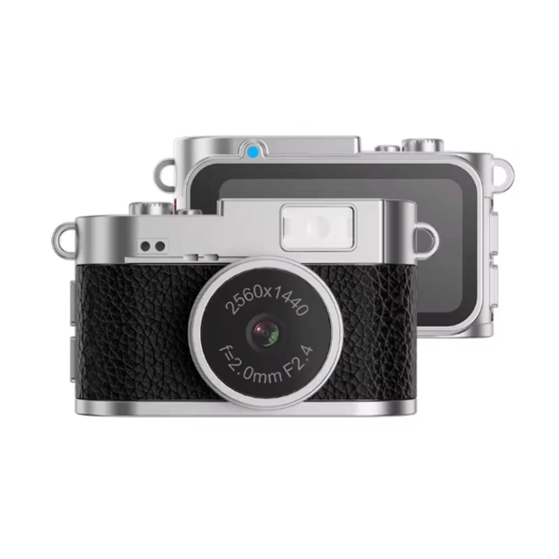 Mini Retro 1440P 2K Camera With 8GB MicroSD Card