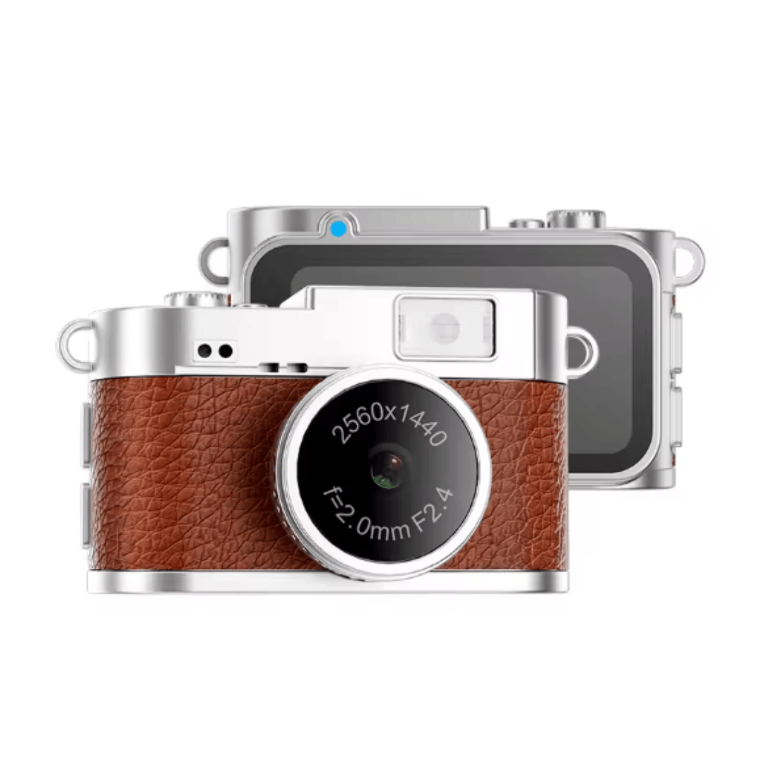 Mini Retro 1440P 2K Camera With 8GB MicroSD Card