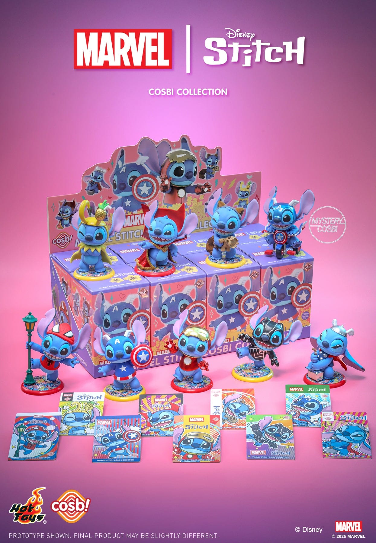 Hot Toys CBX300 Marvel Stitch Cosbi Collectible Figure Blind Box
