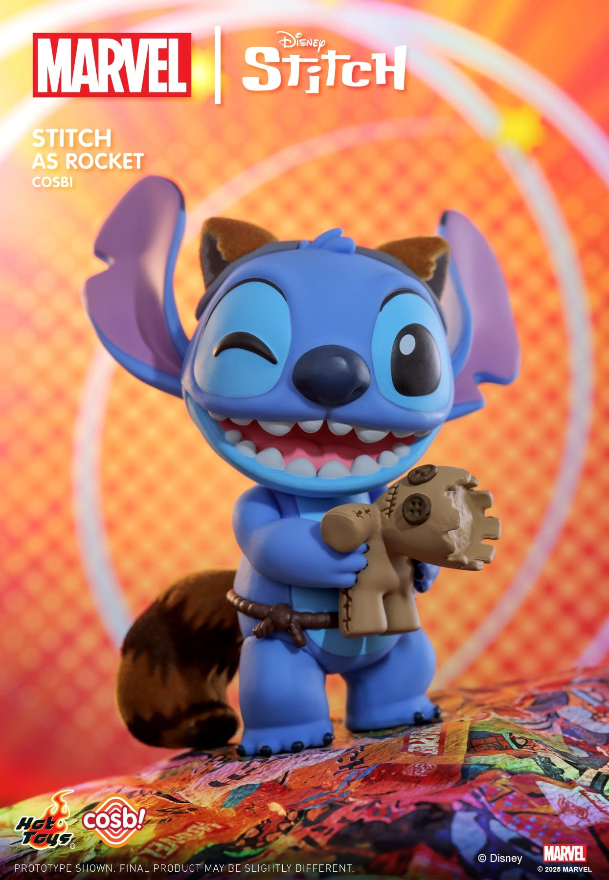Hot Toys CBX300 Marvel Stitch Cosbi Collectible Figure Blind Box