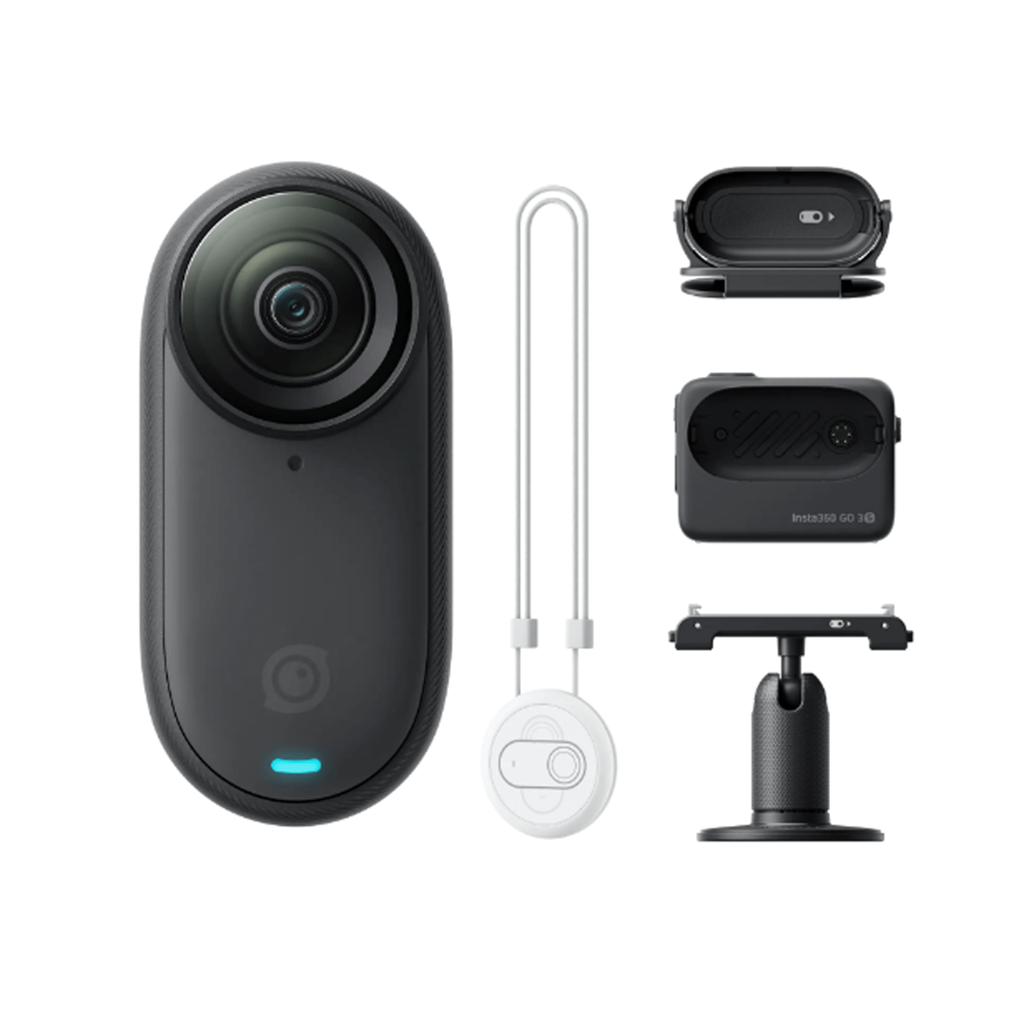 Insta360 GO 3S Tiny 4K Action Camera with Flip Screen Action Pod