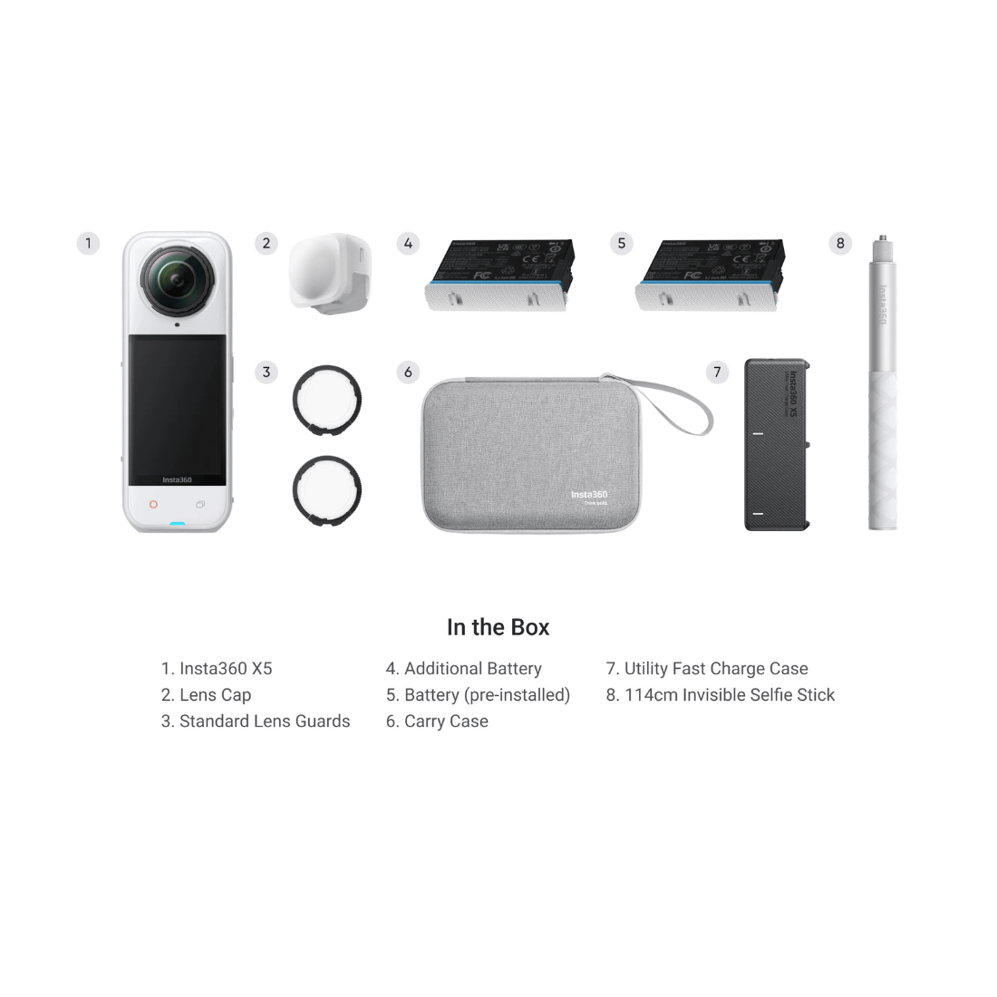 Insta360 X5 | 8K30fps 360 Action Camera