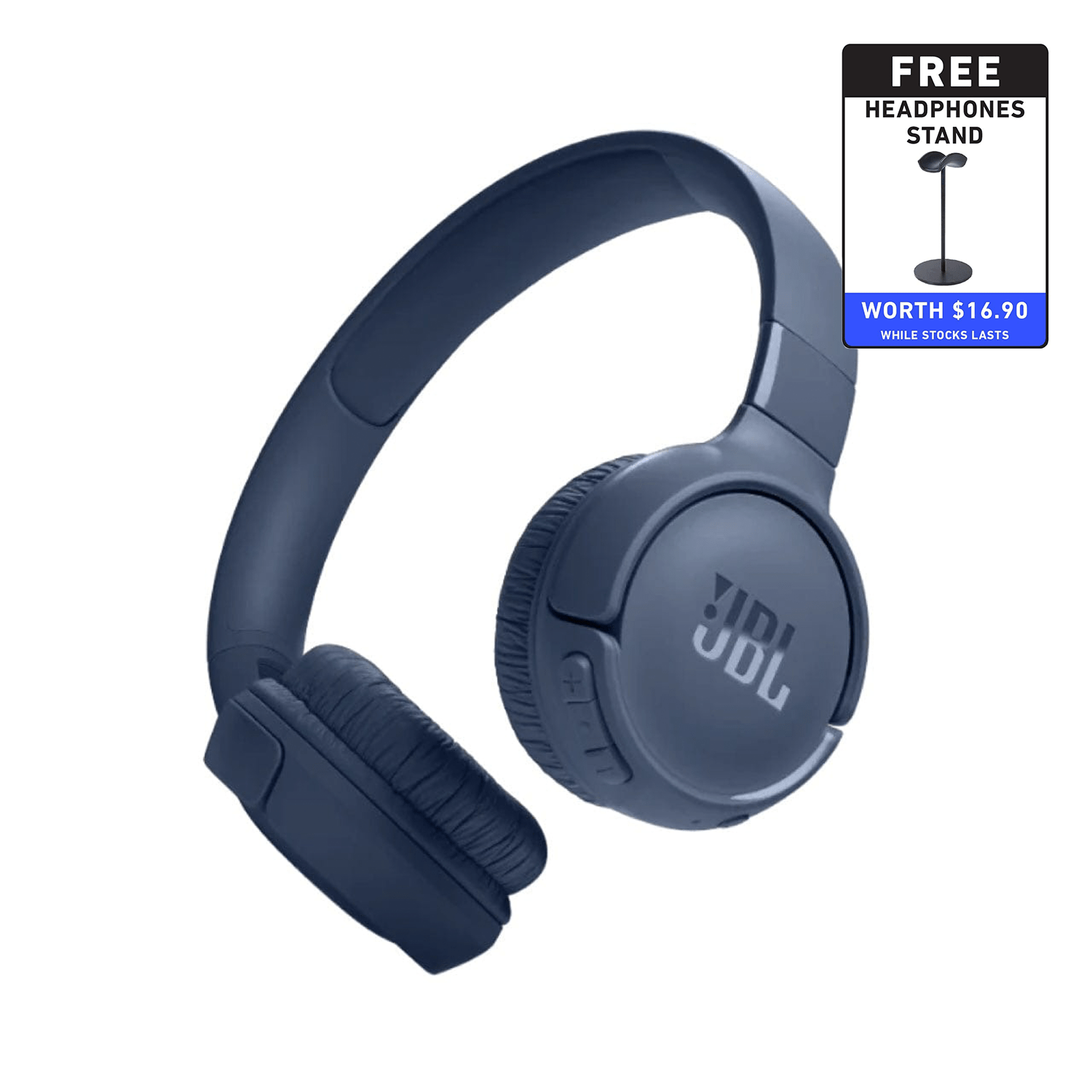 JBL Tune 520BT Wireless Bluetooth v5.3 Over-Ear Headphone with Microphone