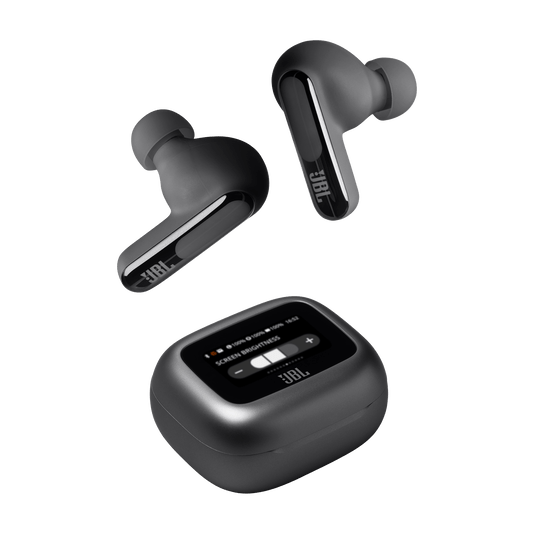 JBL Live Beam 3 True Wireless Noise-Cancelling Earbuds with Stick-Closed Design & Smart Charging Case