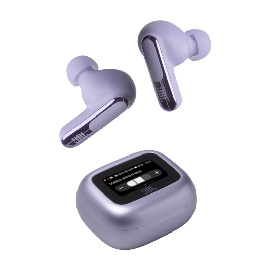 JBL Live Beam 3 True Wireless Noise-Cancelling Earbuds with Stick-Closed Design & Smart Charging Case