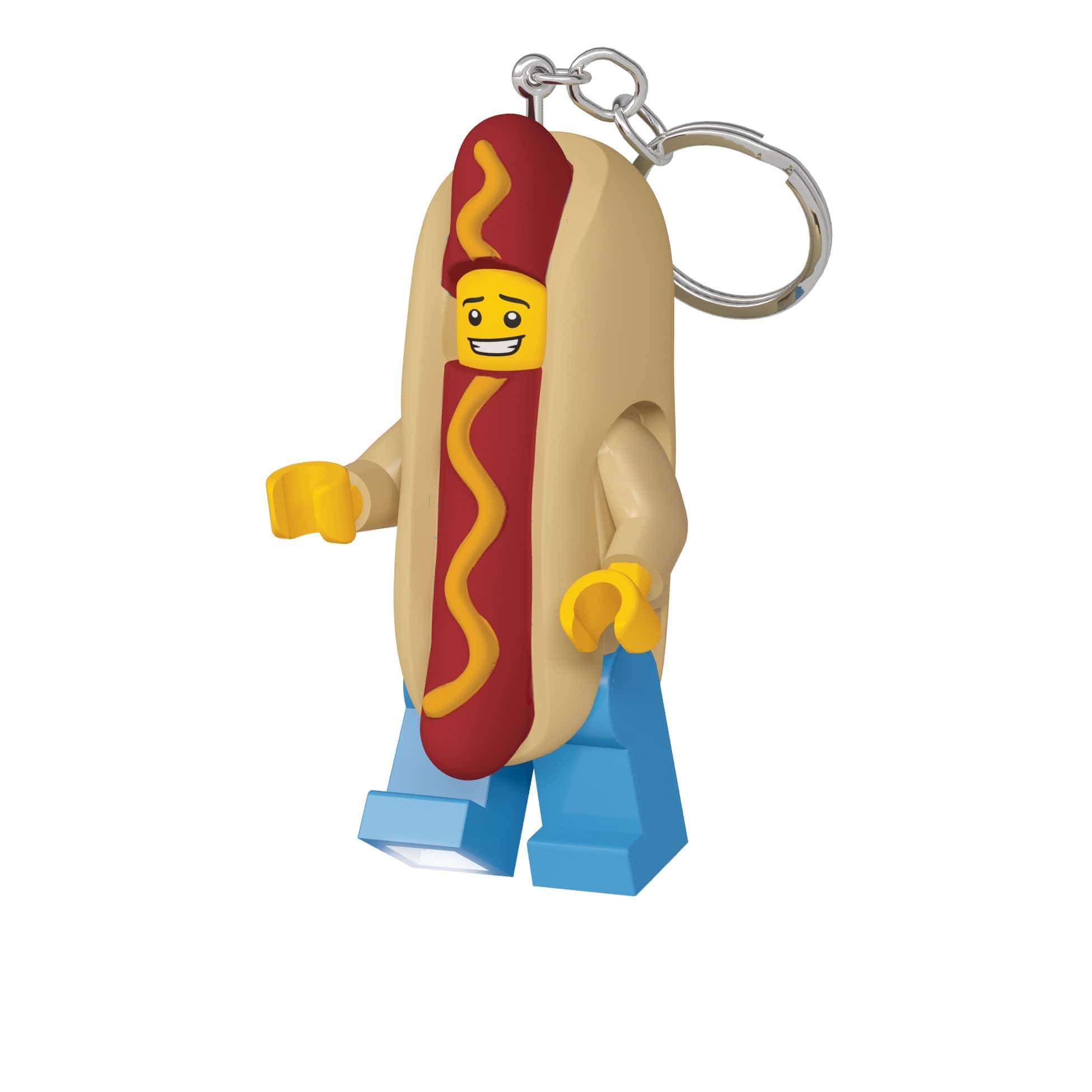 LEGO ICONIC Hot Dog Guy Keychain Light
