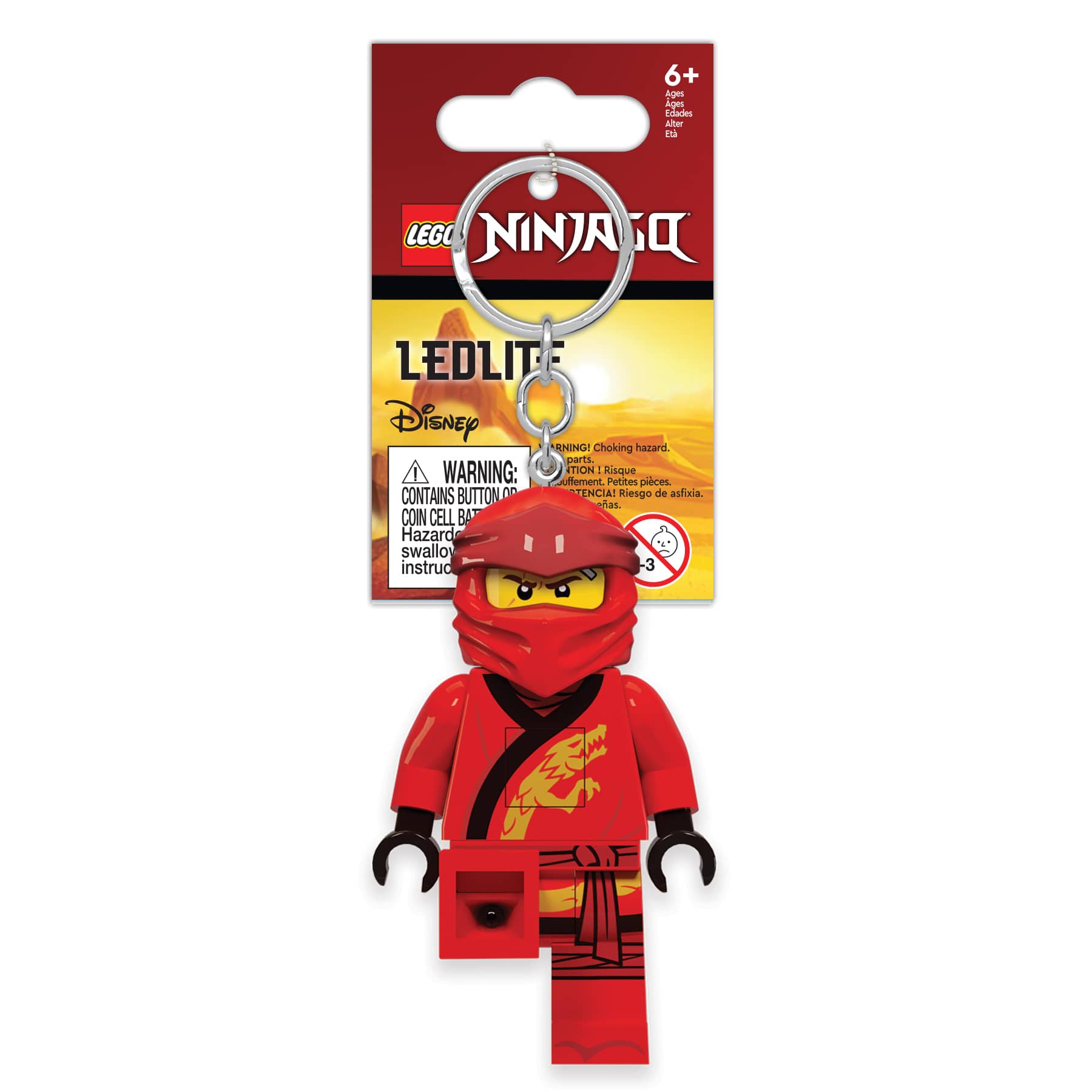 LEGO NINJAGO Legacy Kai Keychain Light