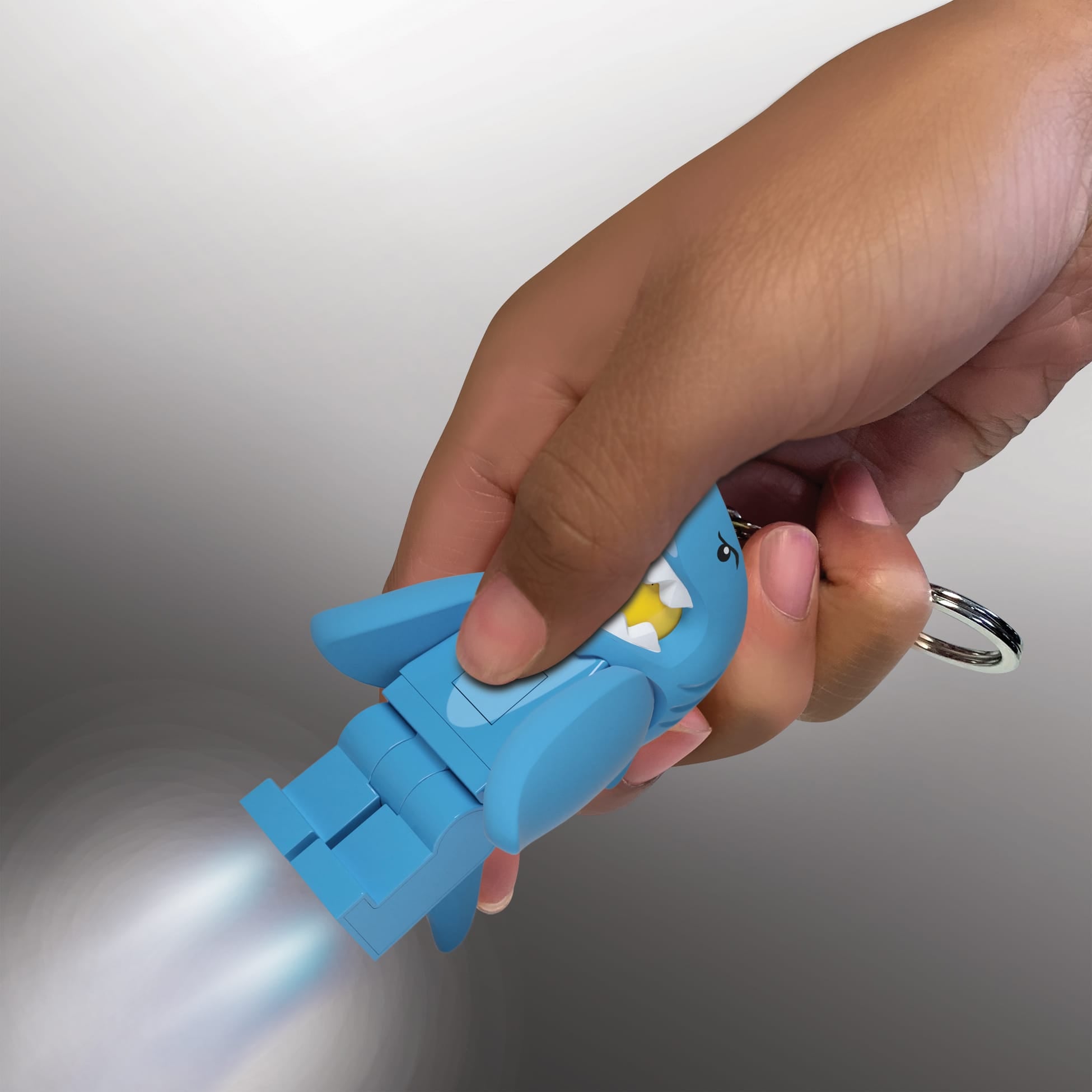 LEGO ICONIC Shark Suit Guy Keychain Light
