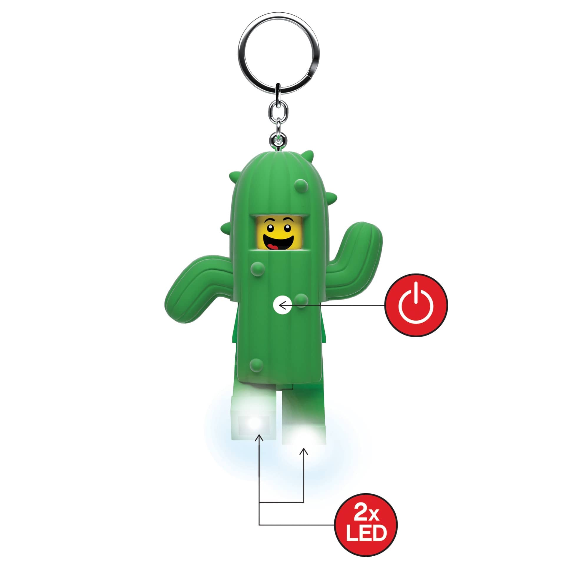 LEGO ICONIC Cactus Boy Keychain Light